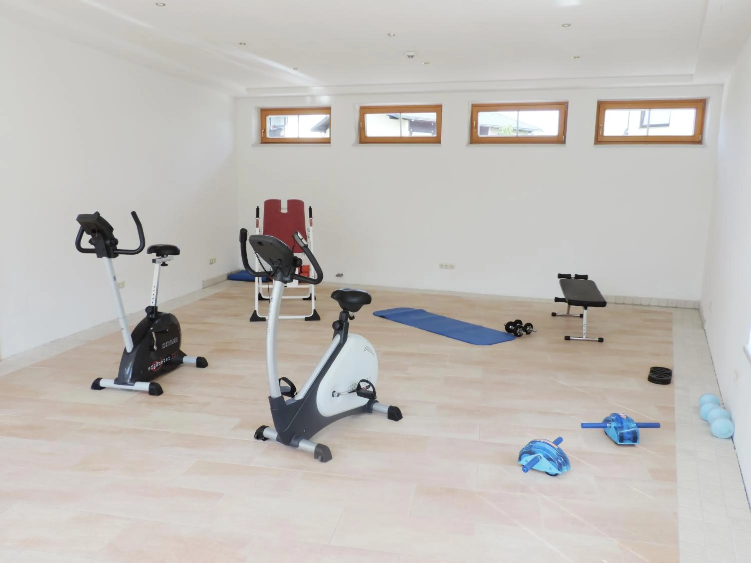 Fitness centre/facilities in Golf-Tennis-Wellnesshotel Mori
