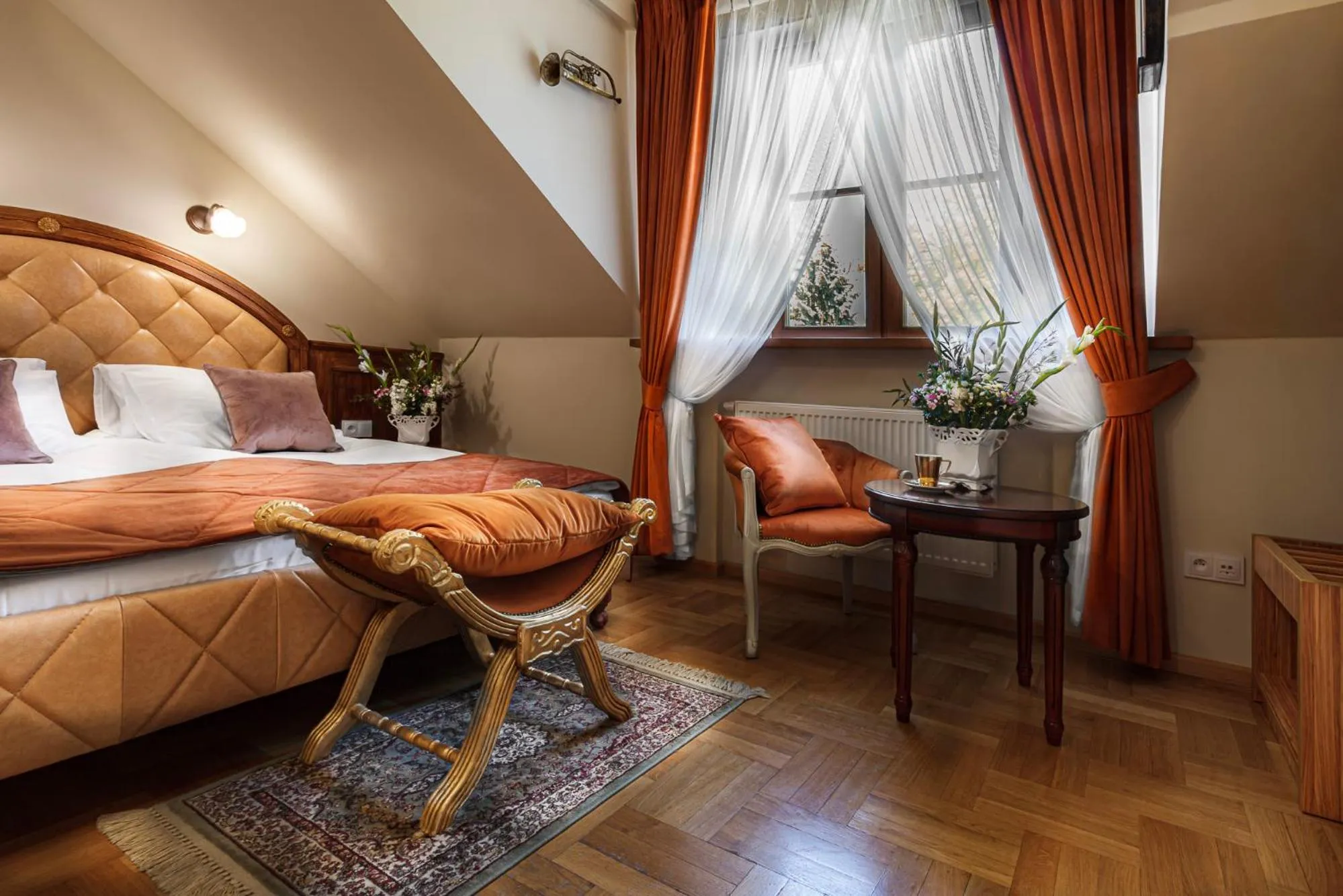 Bed in Dwór Prezydencki Boutique Hotel & SPA