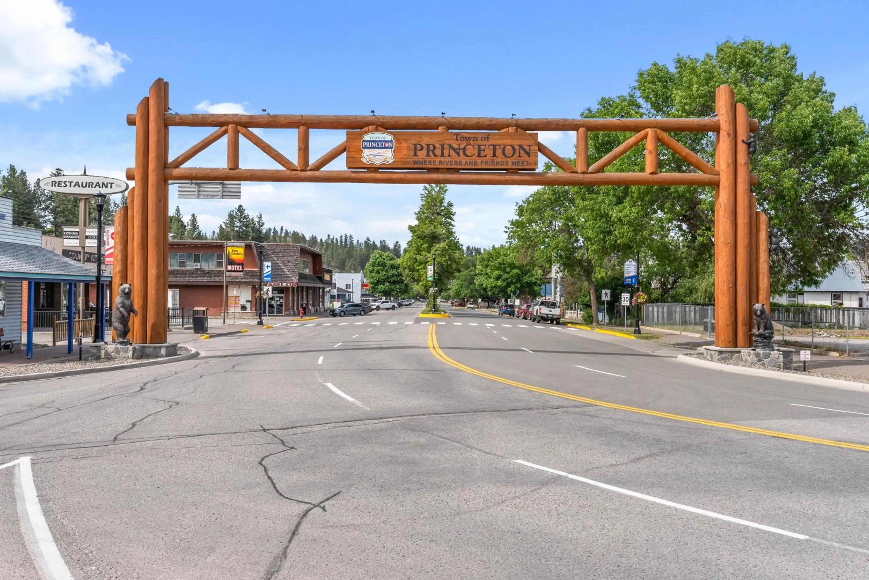 Location in The Villager Inn Princeton Motel