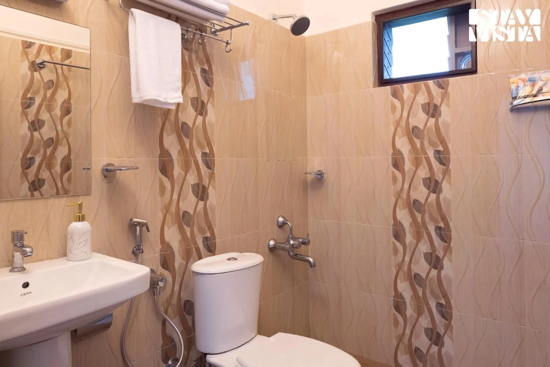 Bathroom in StayVista at Vale Echoes - Breakfast Included