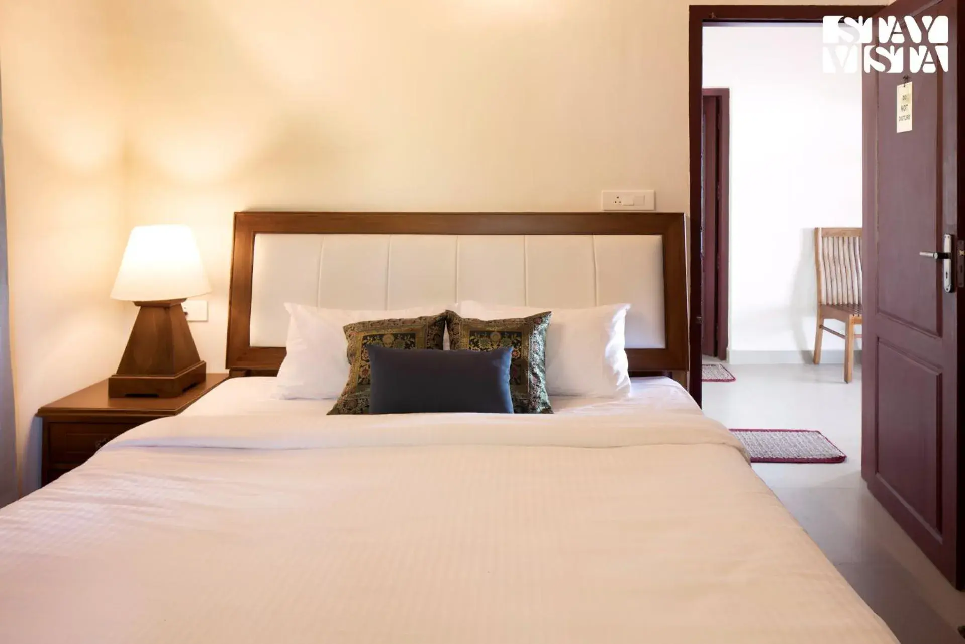 Bedroom, Bed in StayVista at Vale Echoes - Breakfast Included Bedroom, Bed in StayVista at Vale Echoes - Breakfast Included