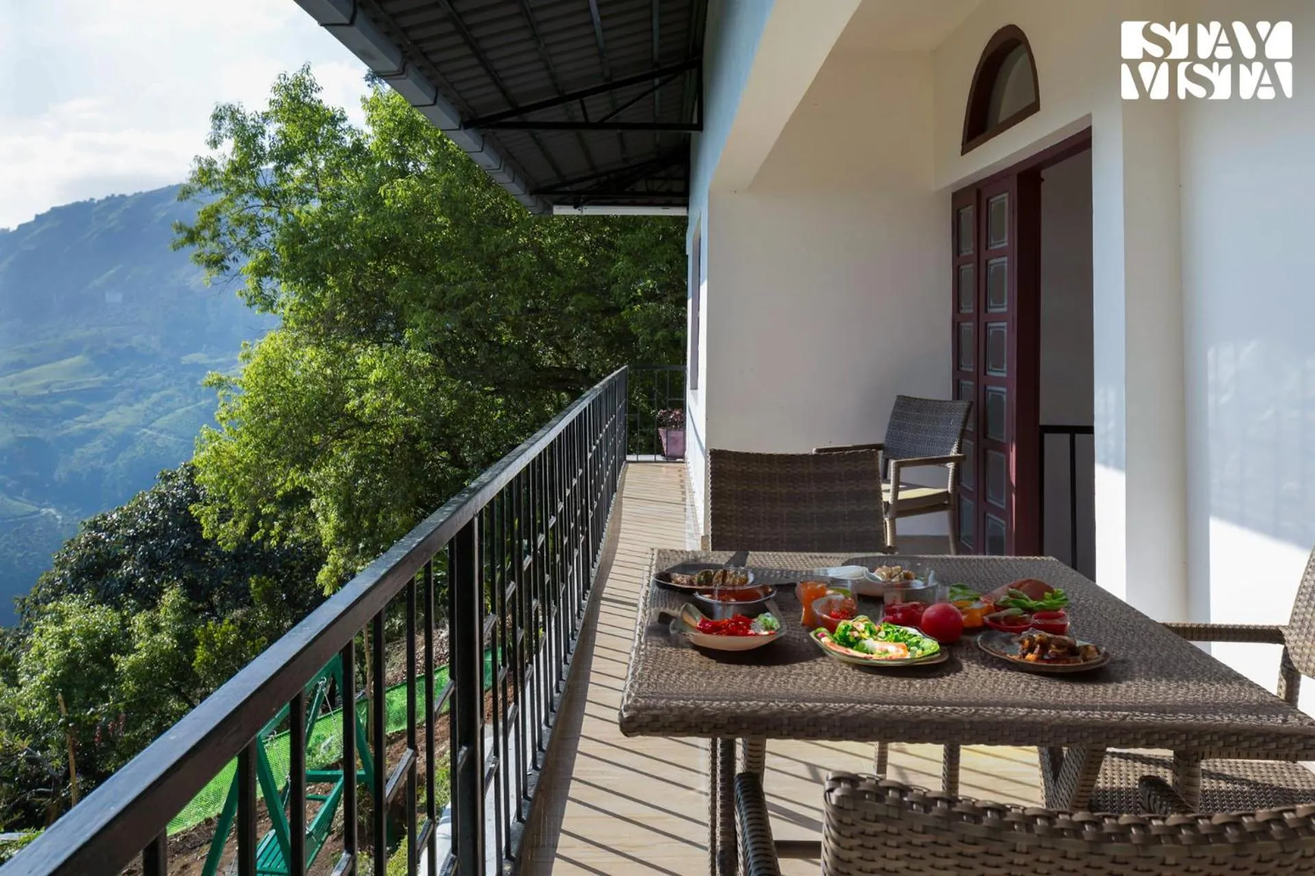 Balcony/Terrace in StayVista at Vale Echoes - Breakfast Included