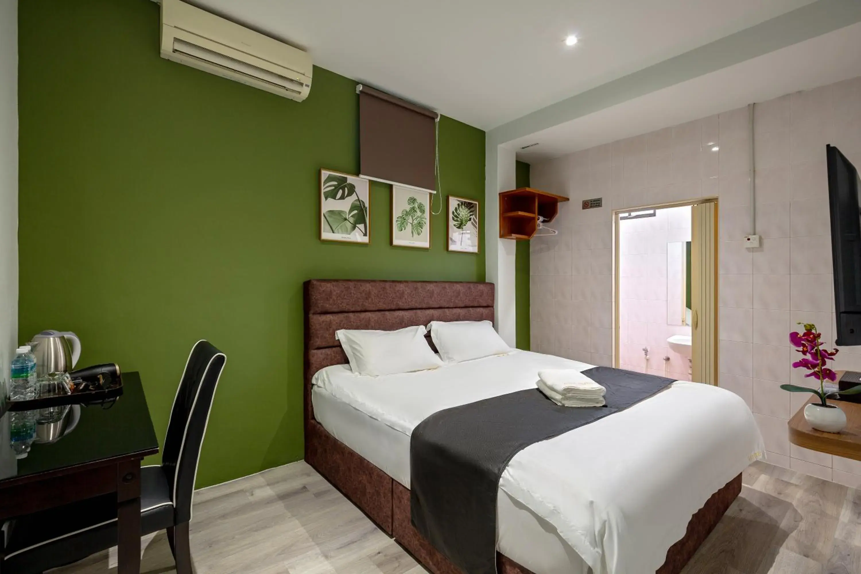 Bed in GAIA Hotel Bed in GAIA Hotel