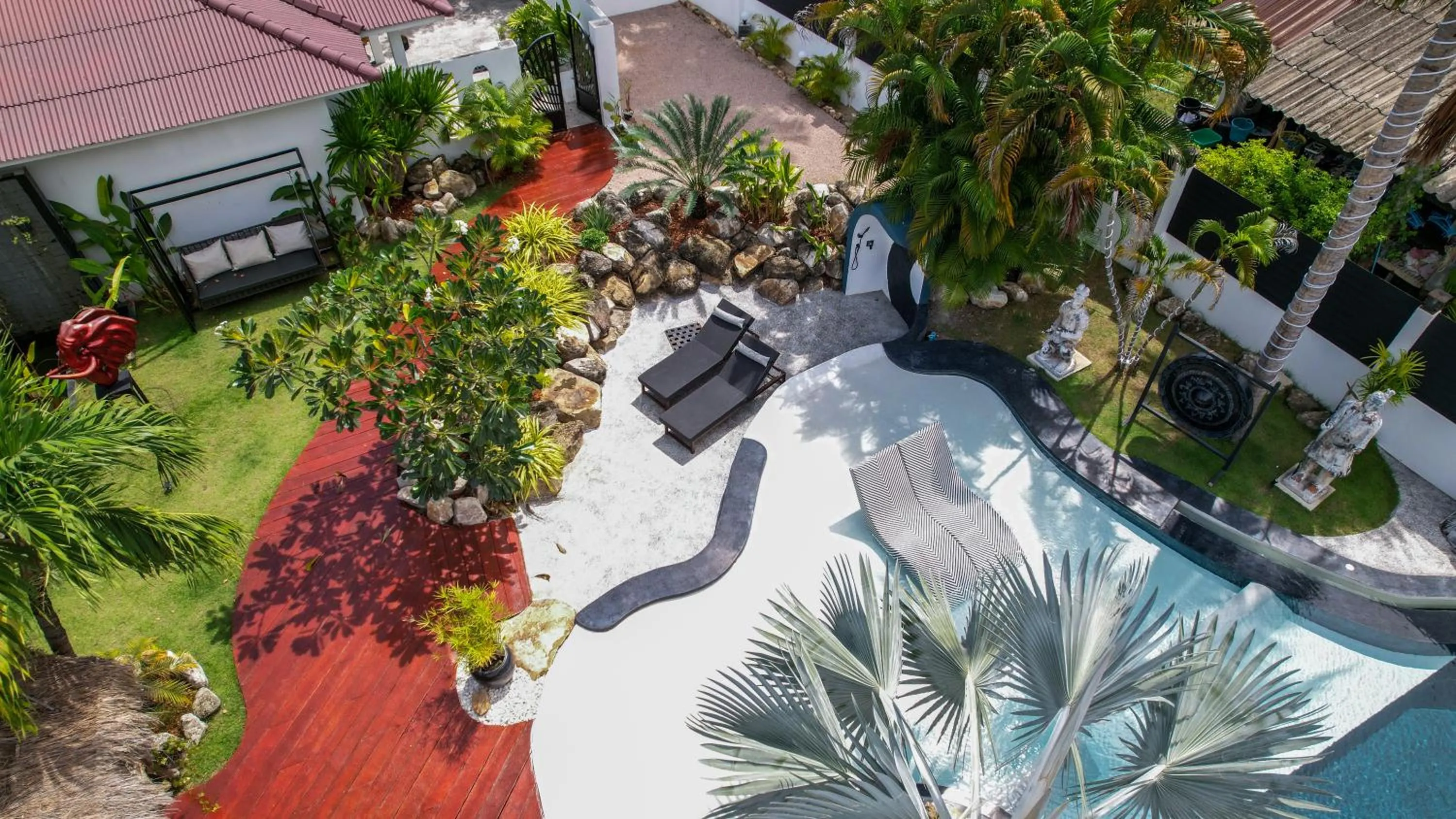 Pool view in La Belle Vie - Boutique Hotel Adults Only