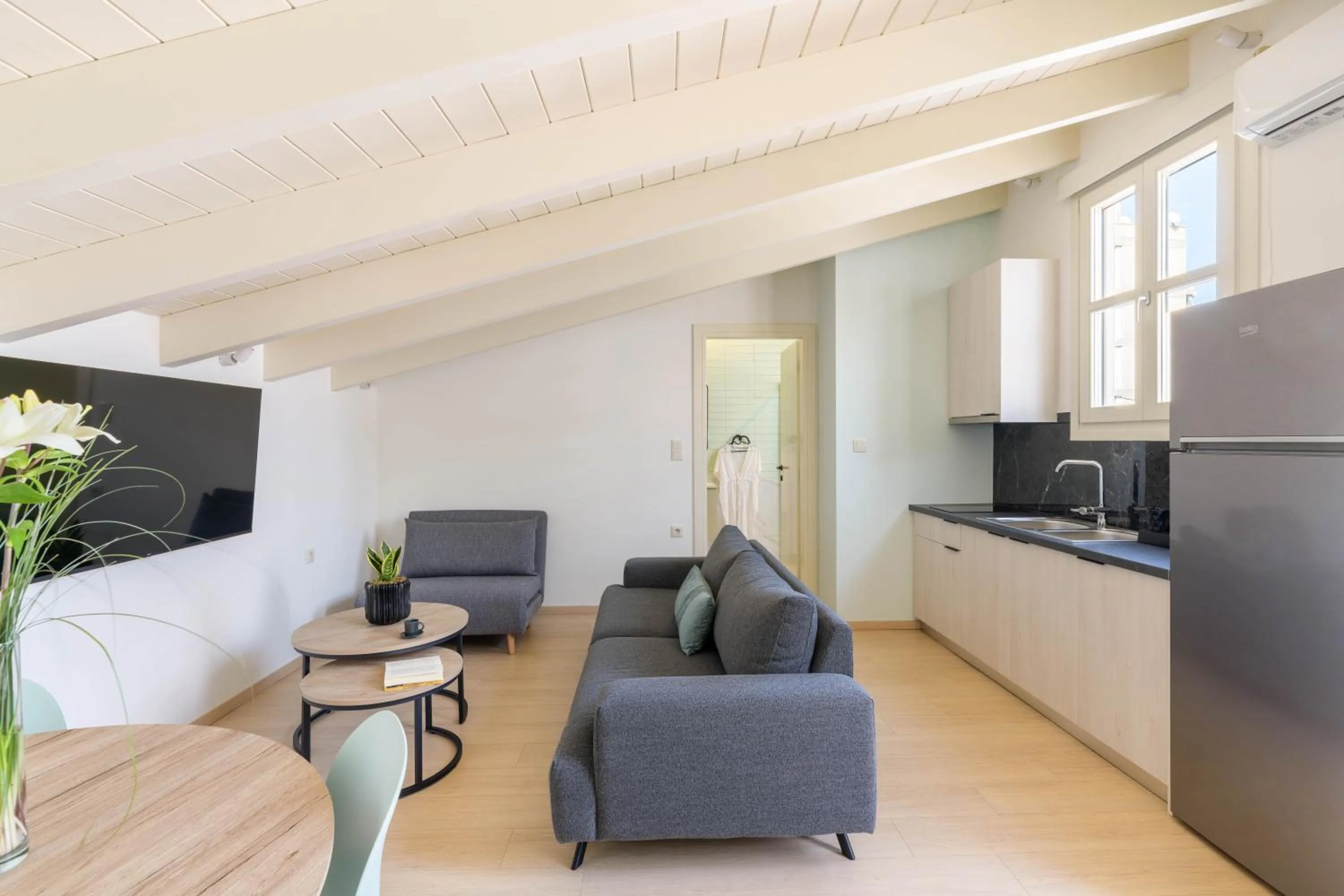 Kitchen or kitchenette in Giustiniani Apartments