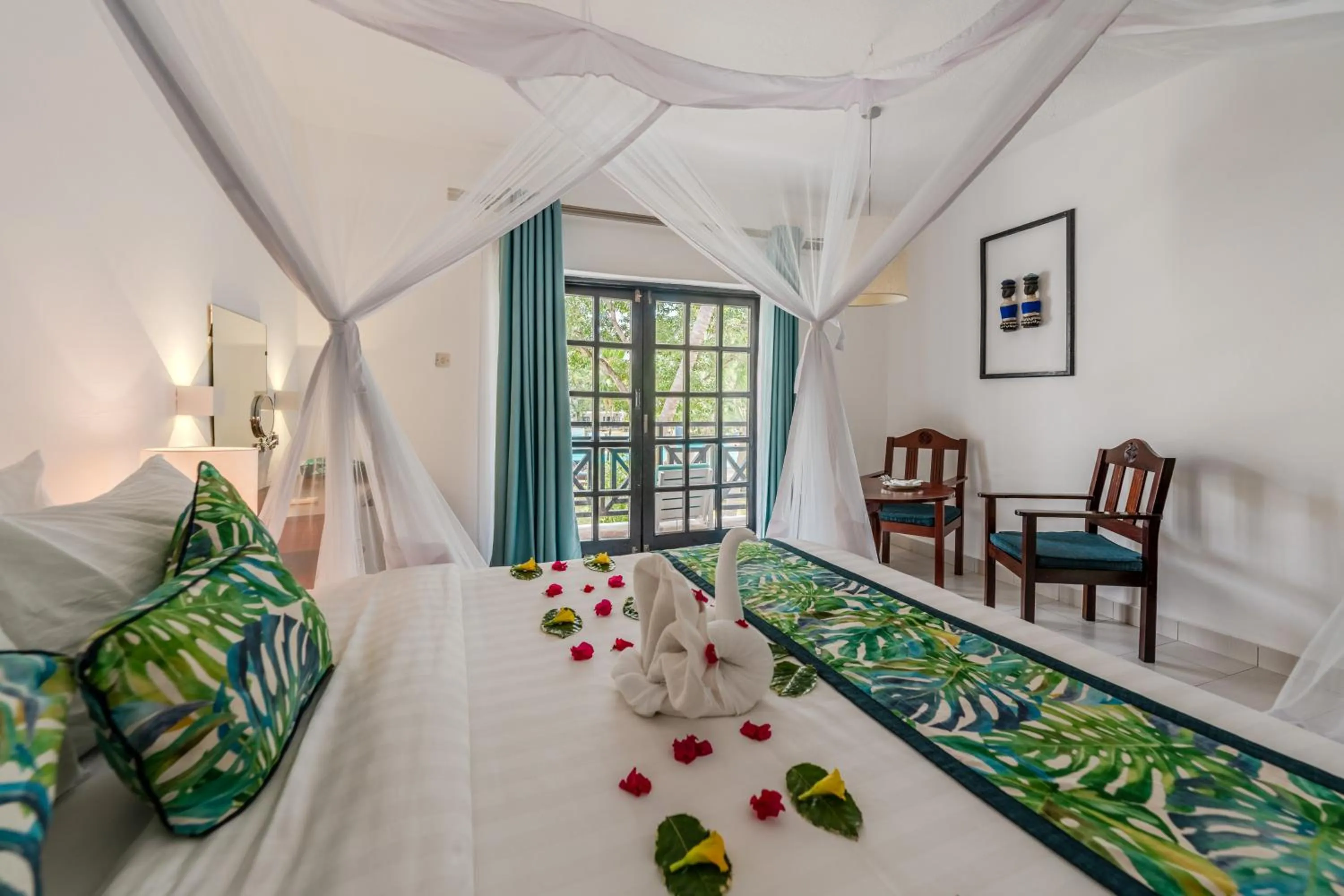 Bed in Diani Sea Resort - All Inclusive