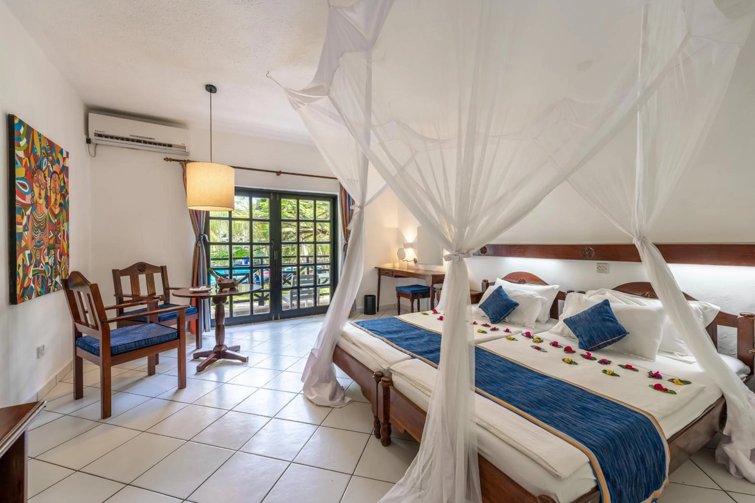 Bed in Diani Sea Resort - All Inclusive