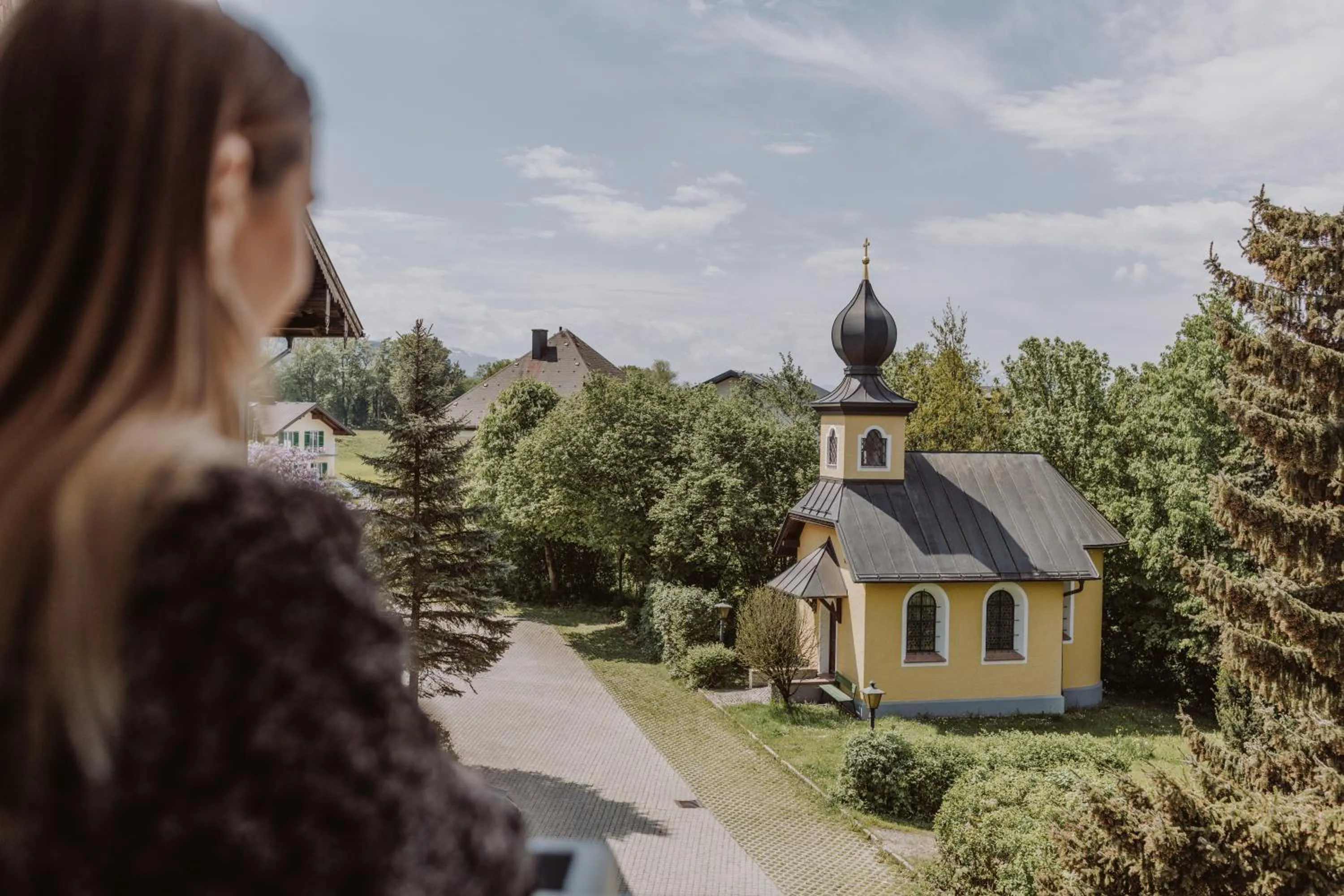 View (from property/room) in Landhotel Gschirnwirt