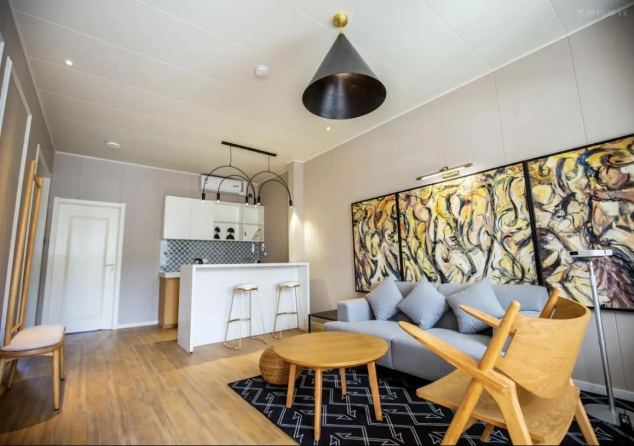 Living room in Discovery Saipan Hotel