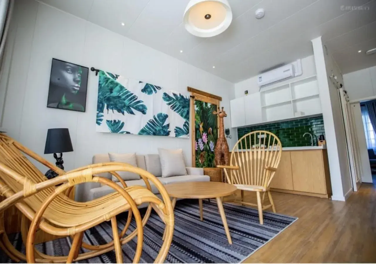 Living room in Discovery Saipan Hotel Living room in Discovery Saipan Hotel