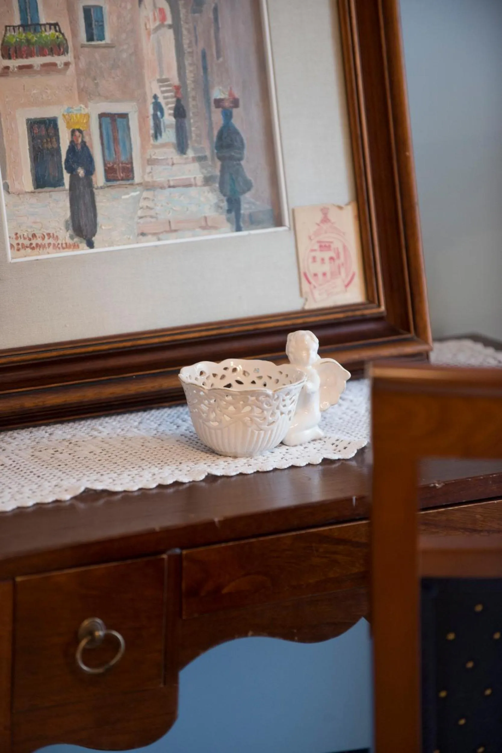 Decorative detail in La Casa dei Nonni B&B