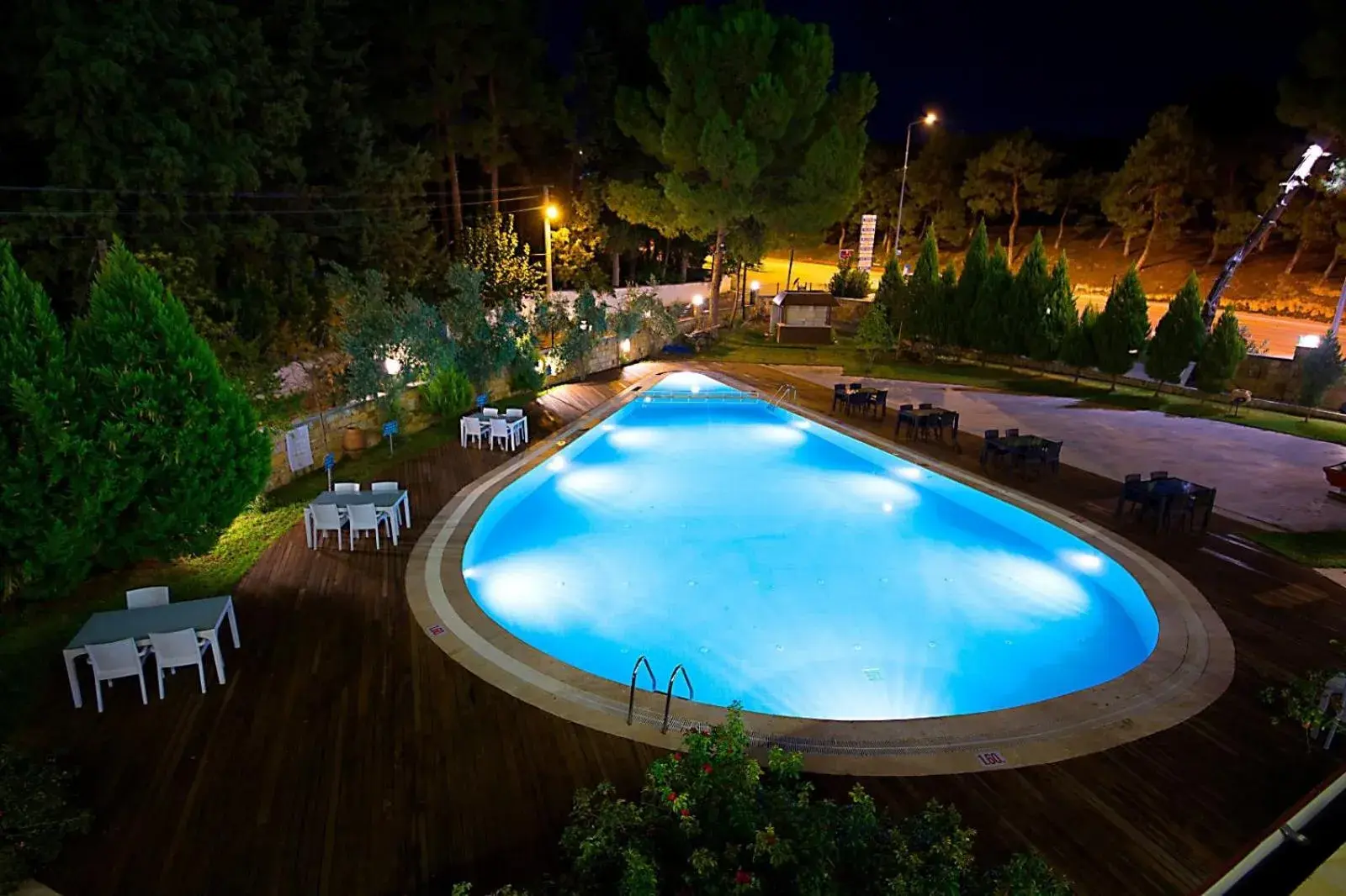 Pool view in Pamukkale Whiteheaven Suite Hotel Pool view in Pamukkale Whiteheaven Suite Hotel