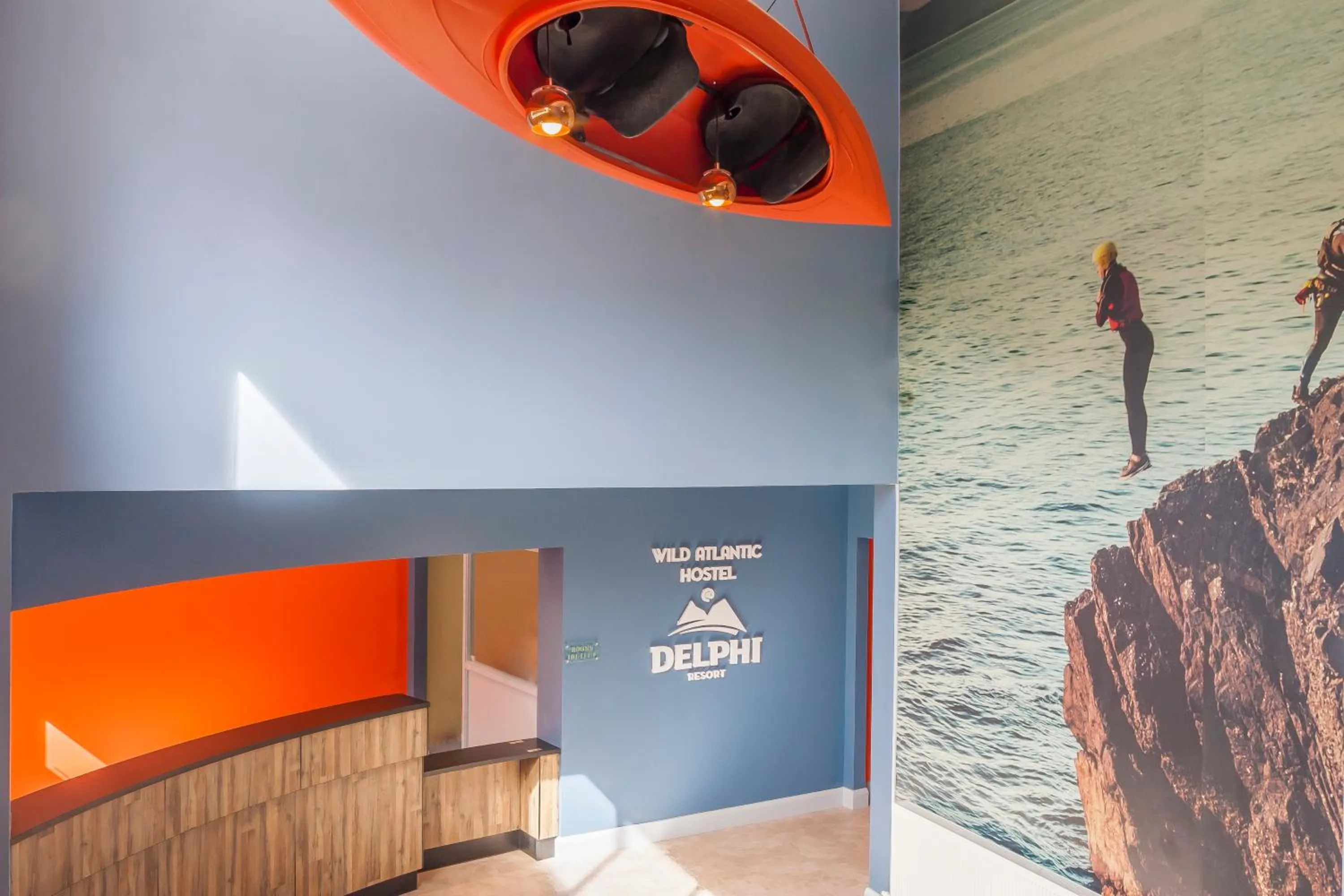 Facade/entrance in Wild Atlantic Hostel