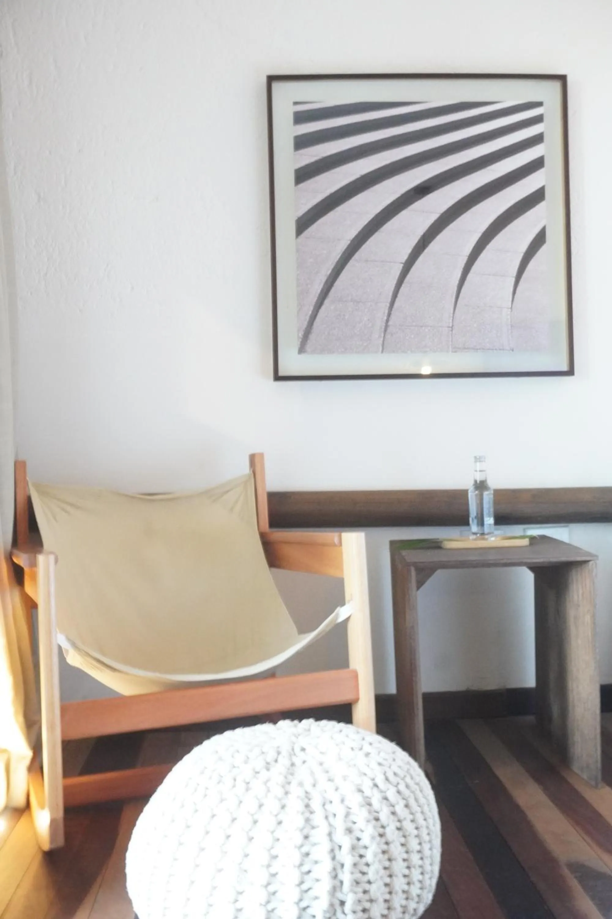 Seating area in Paru Boutique Hotel