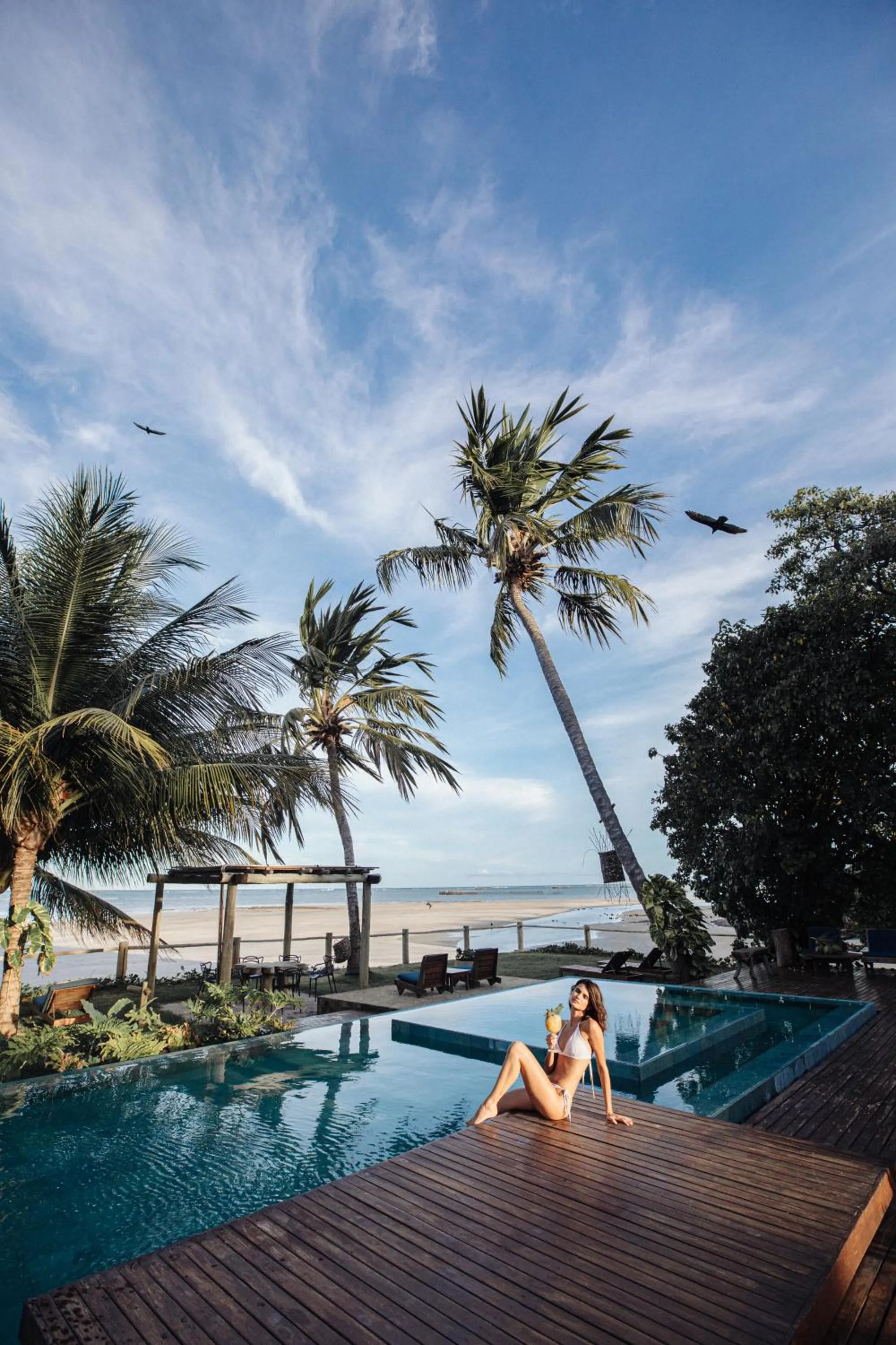 Swimming pool in Paru Boutique Hotel