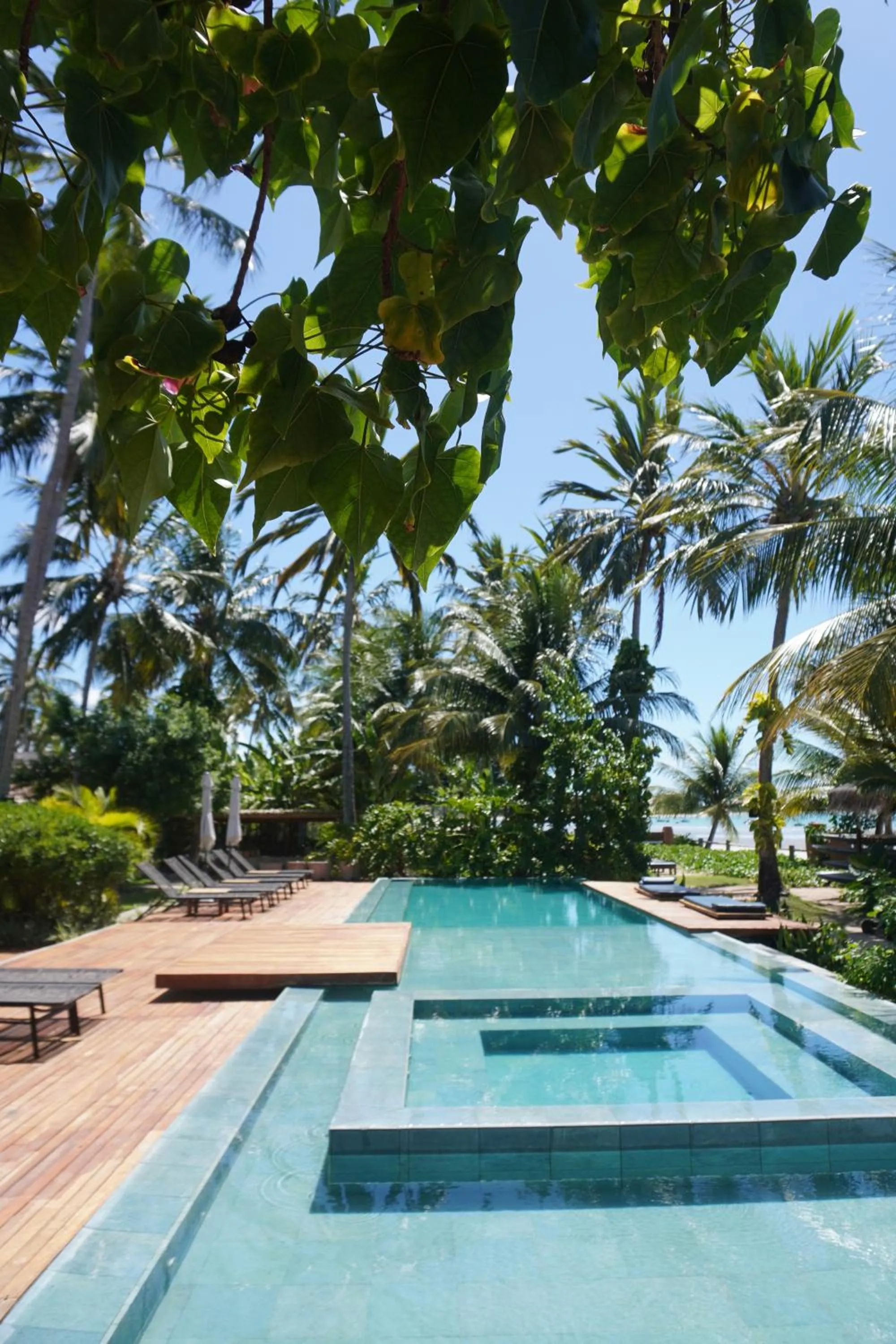 Swimming pool in Paru Boutique Hotel