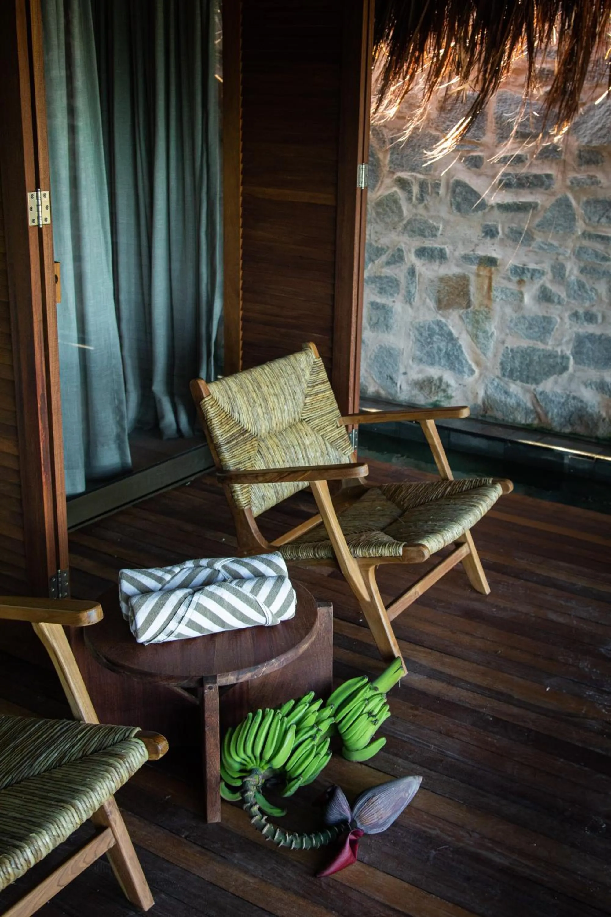 Seating area in Paru Boutique Hotel