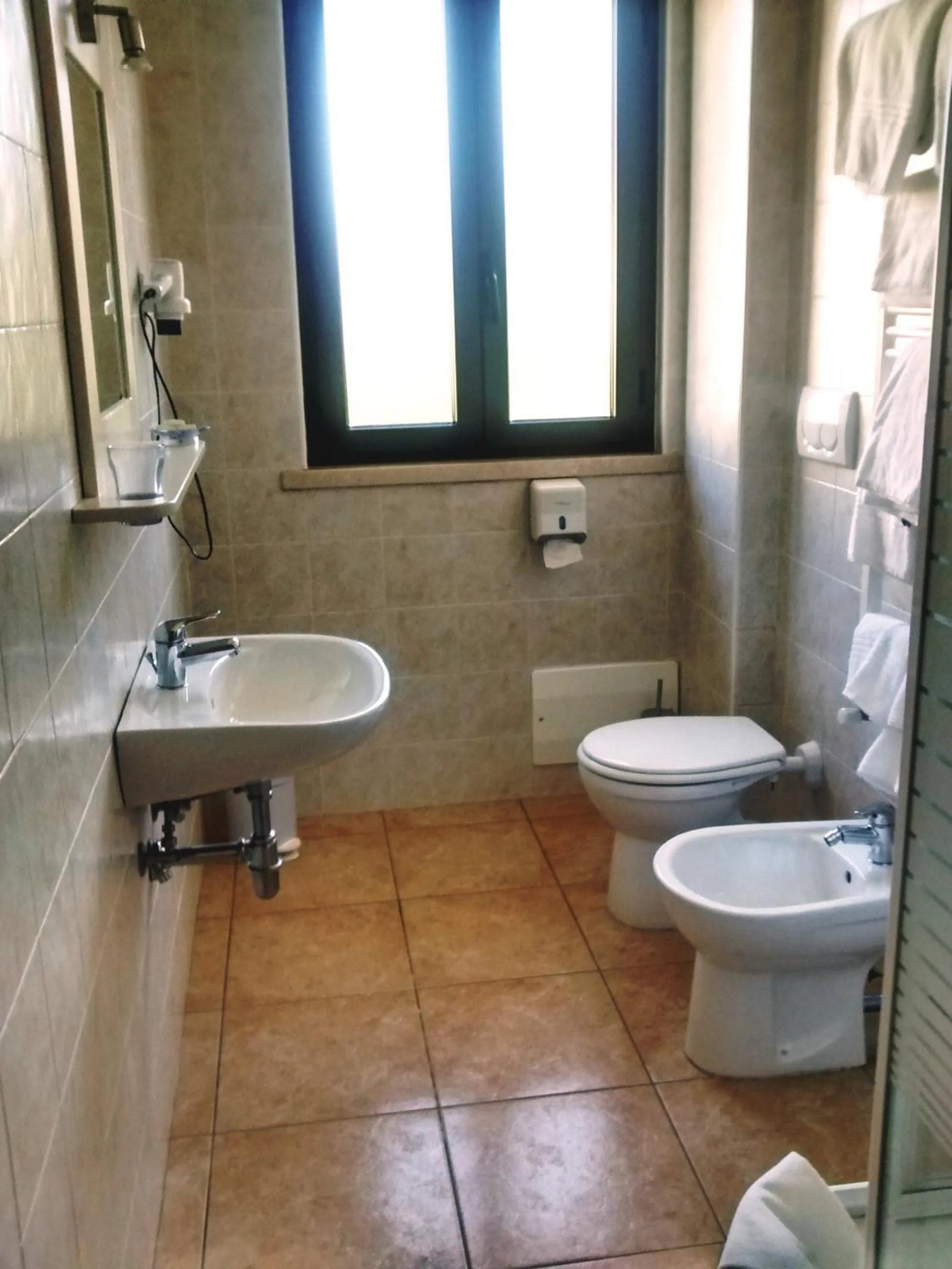 Bathroom in Albergo Villa Riccio