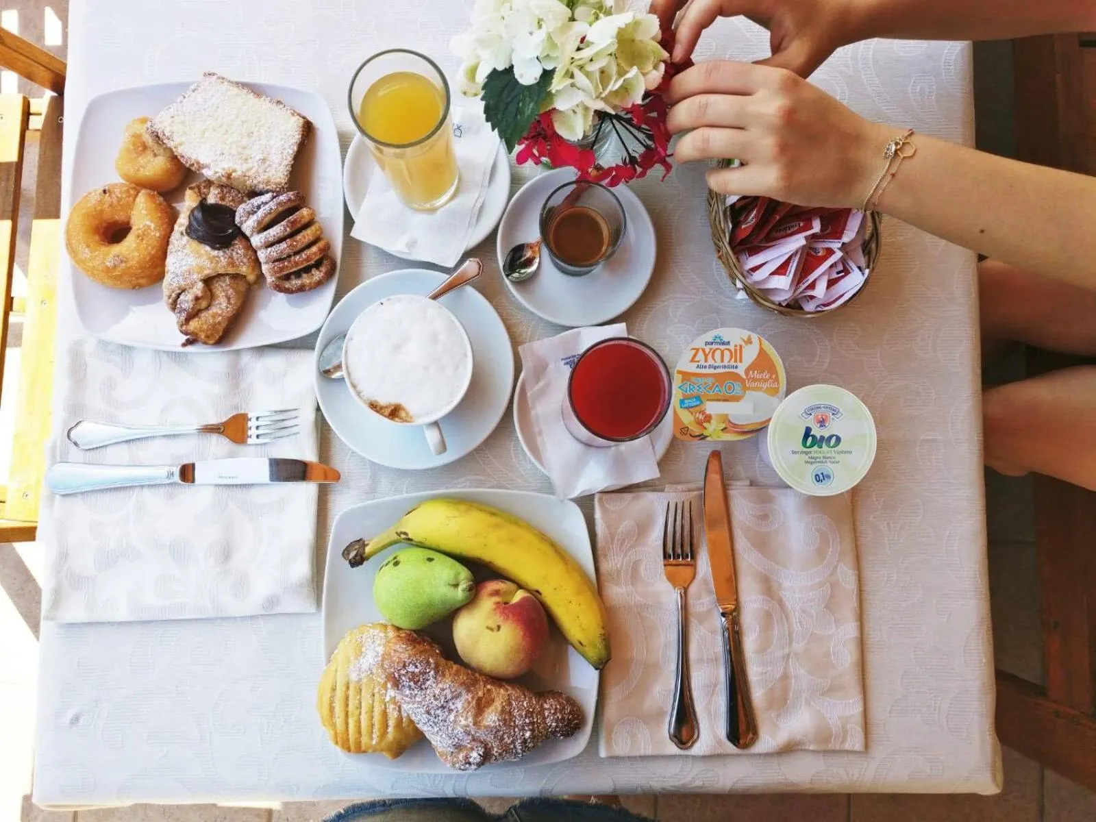 Food and drinks in Albergo Villa Riccio