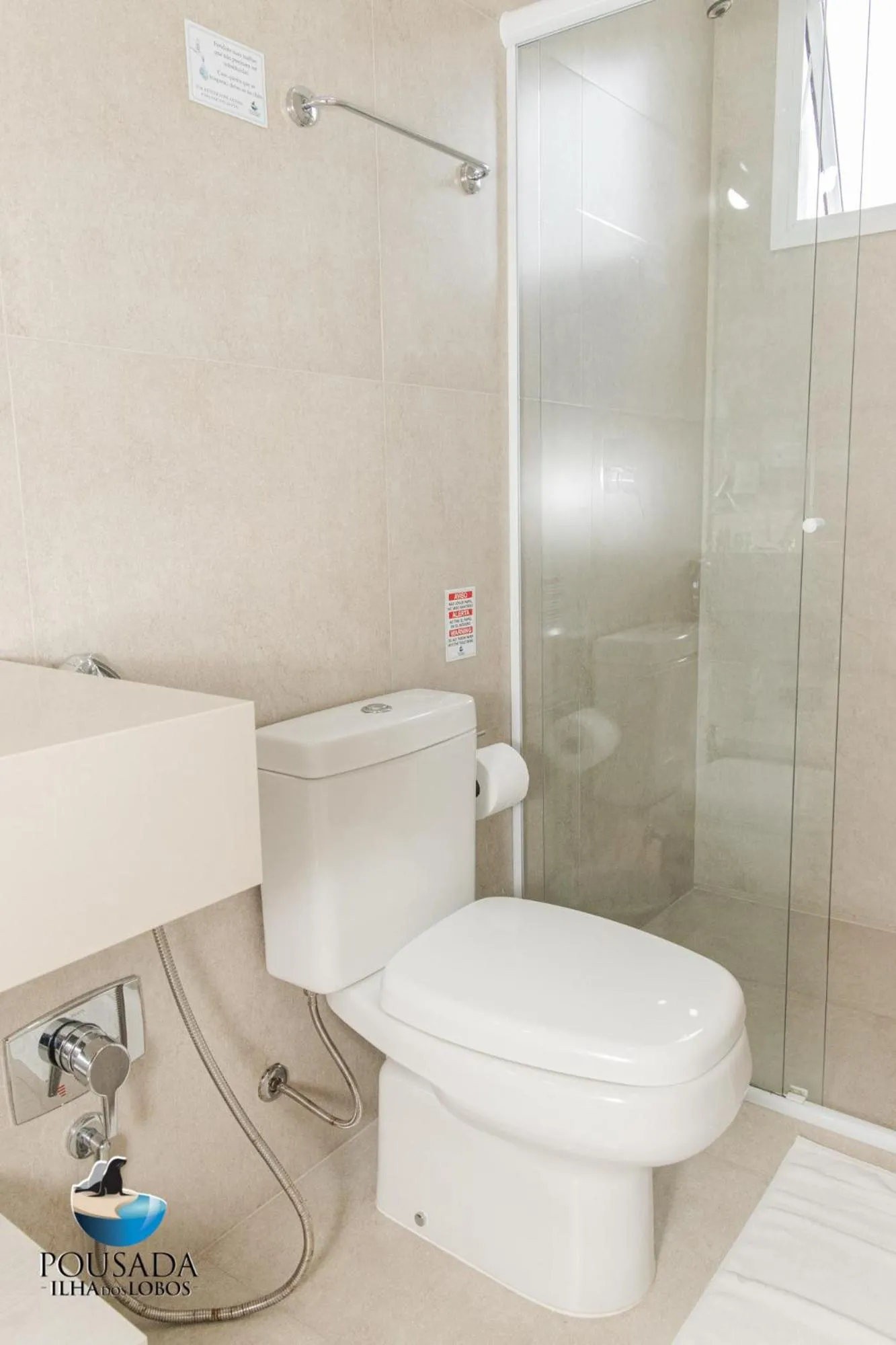 Bathroom in Pousada Ilha dos Lobos