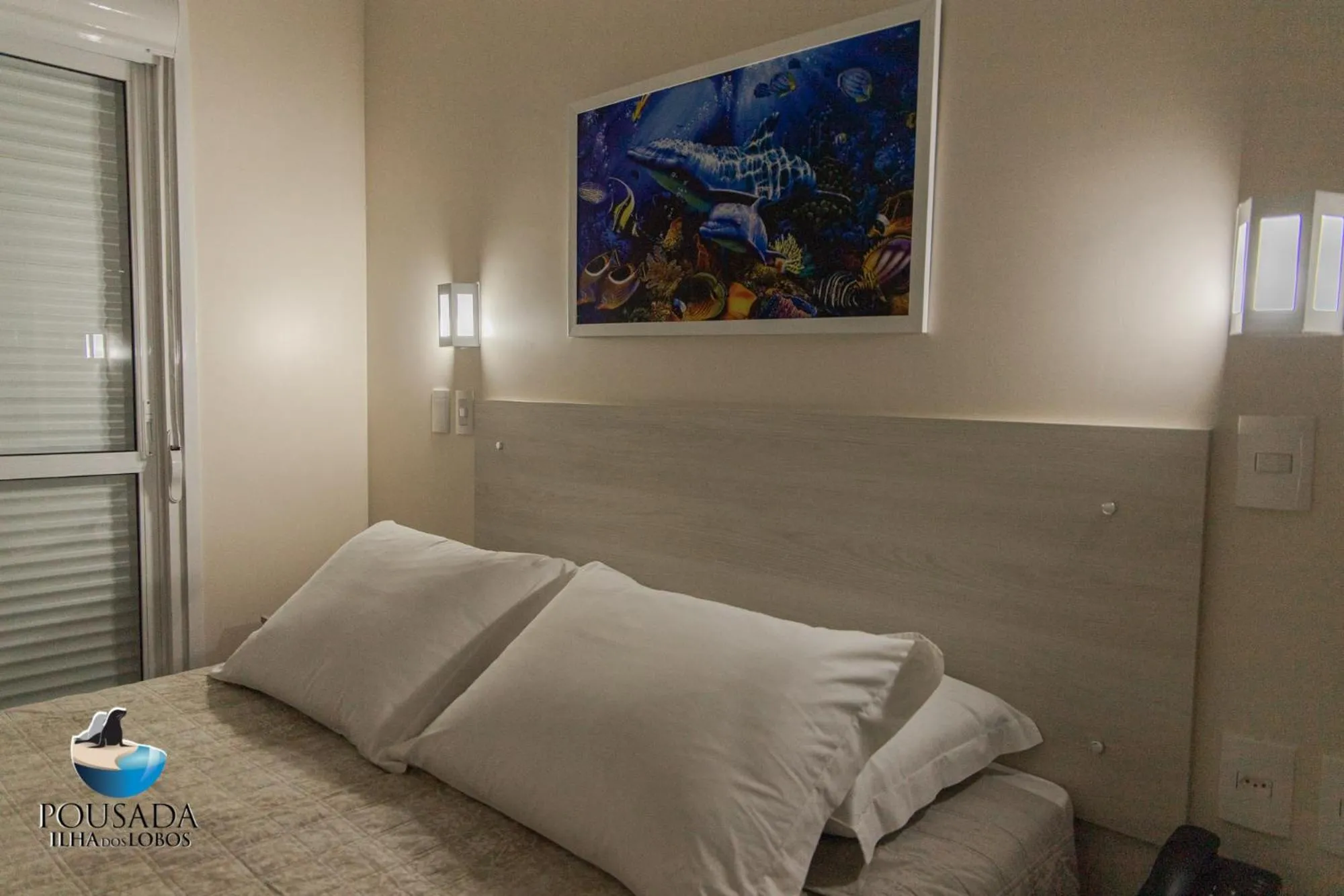 Bedroom, Bed in Pousada Ilha dos Lobos