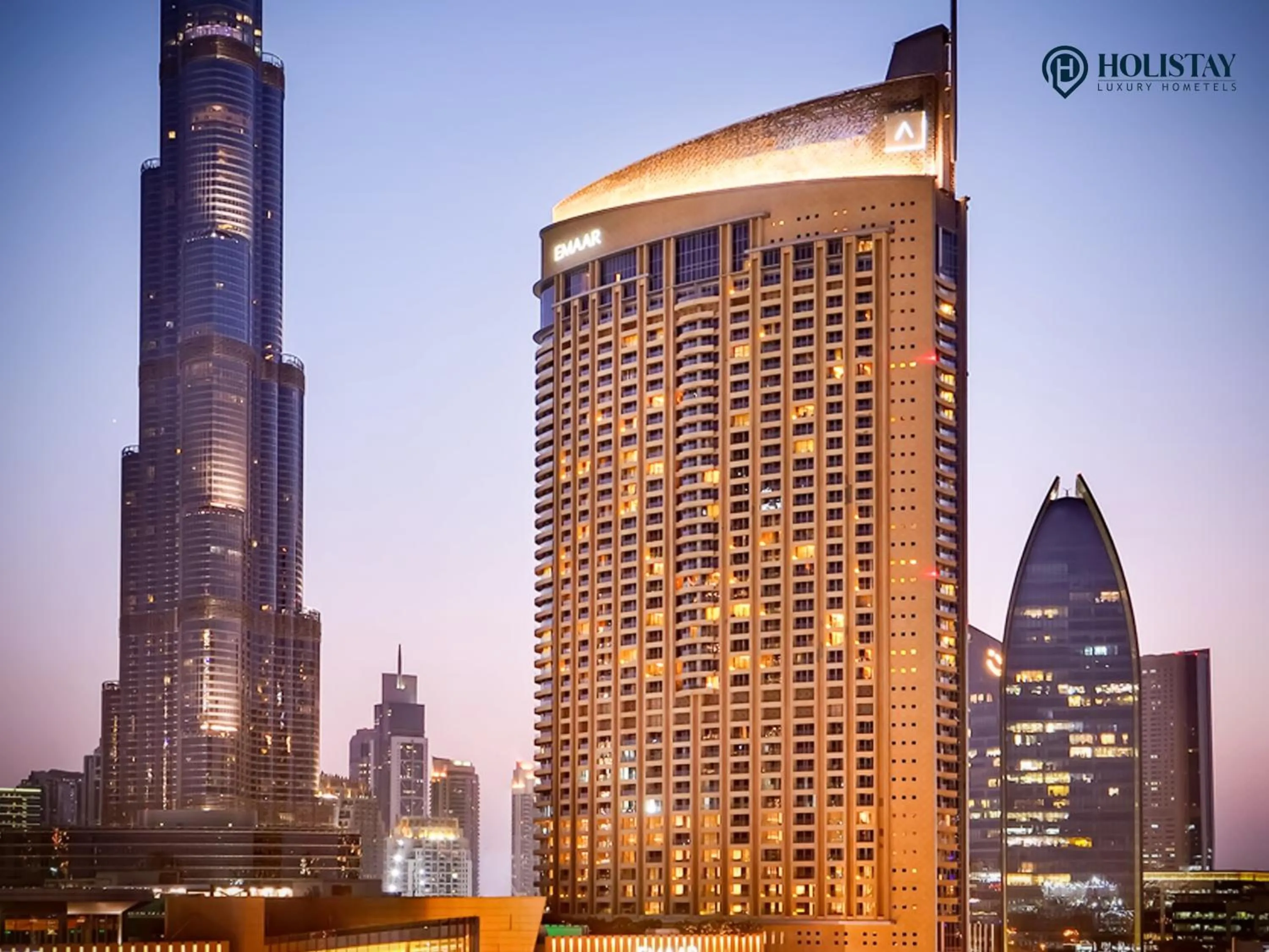 Property building in Holistay Luxury Homes - Burj khalifa view - Direct Access Dubai Mall