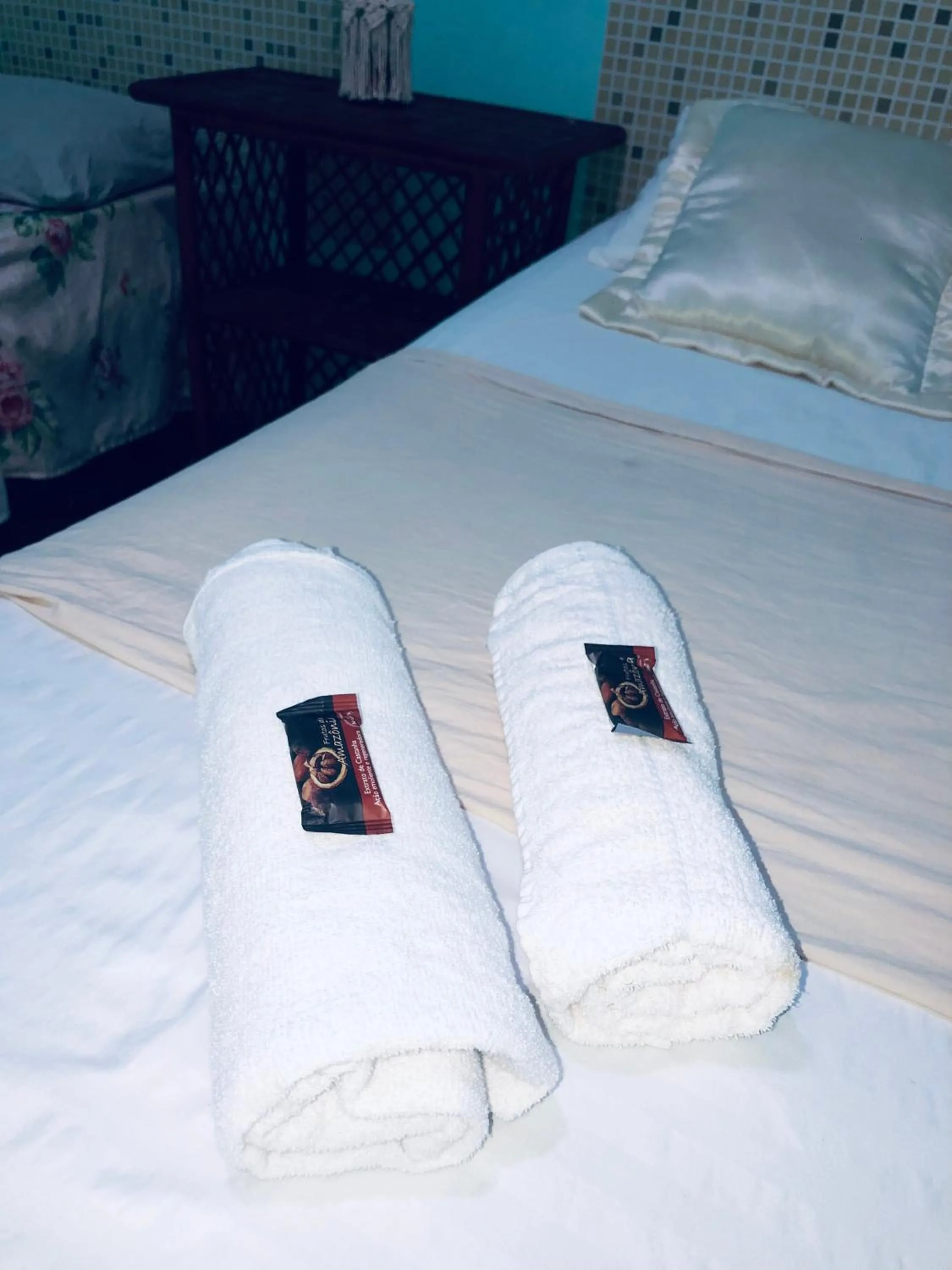 Bed in Pousada Biribiri