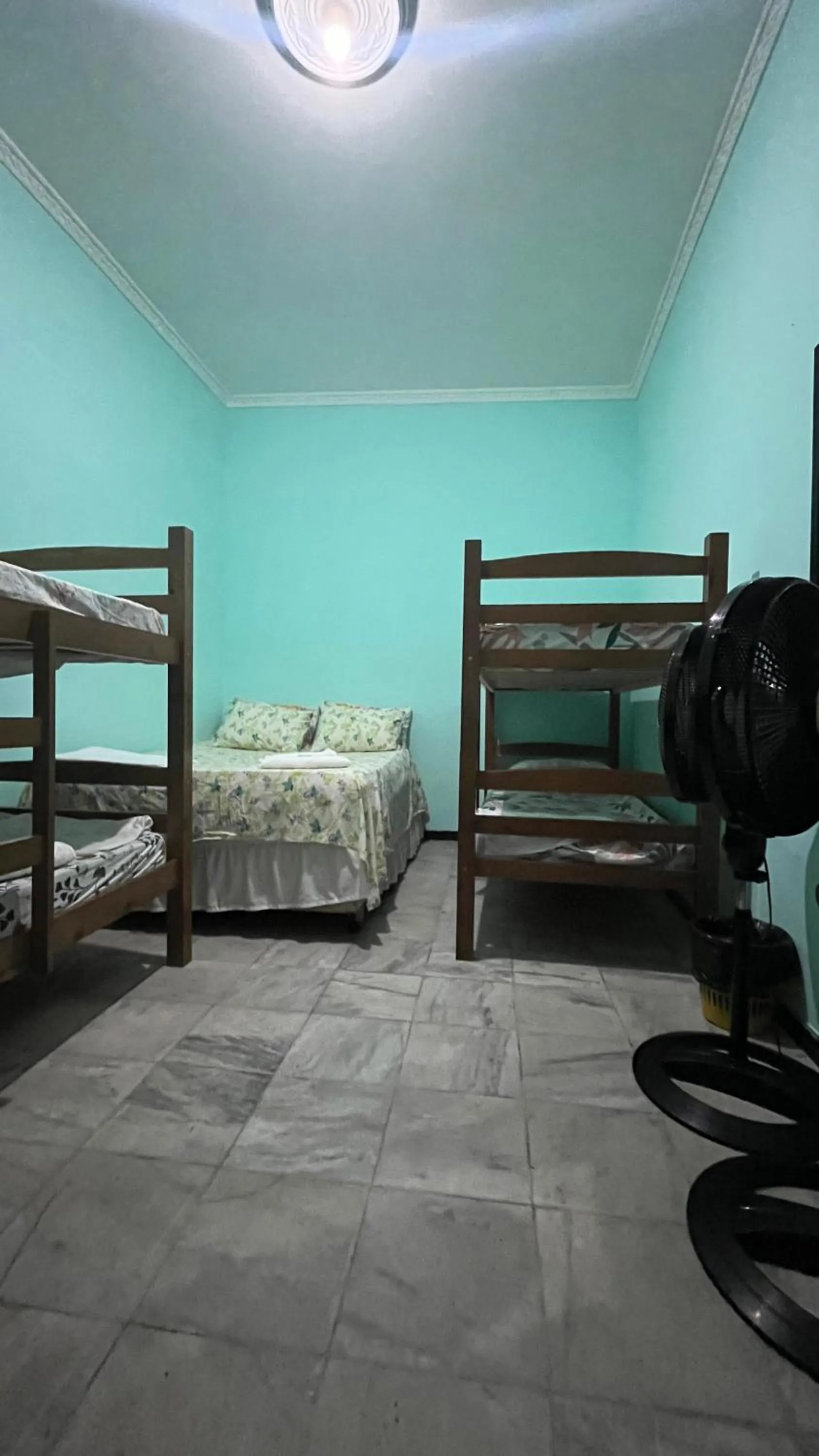 Bed in Pousada Biribiri
