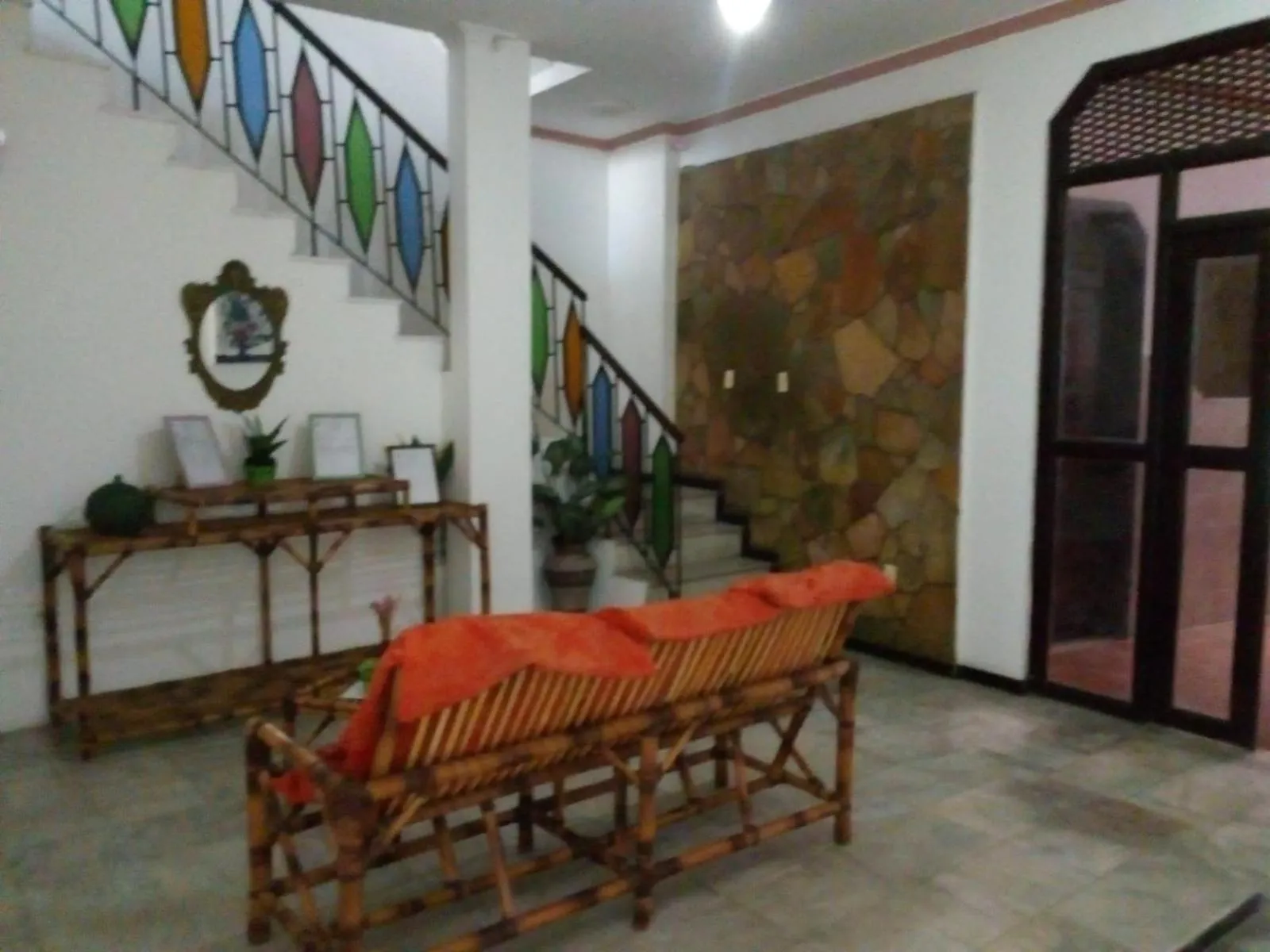 Living room in Pousada Biribiri