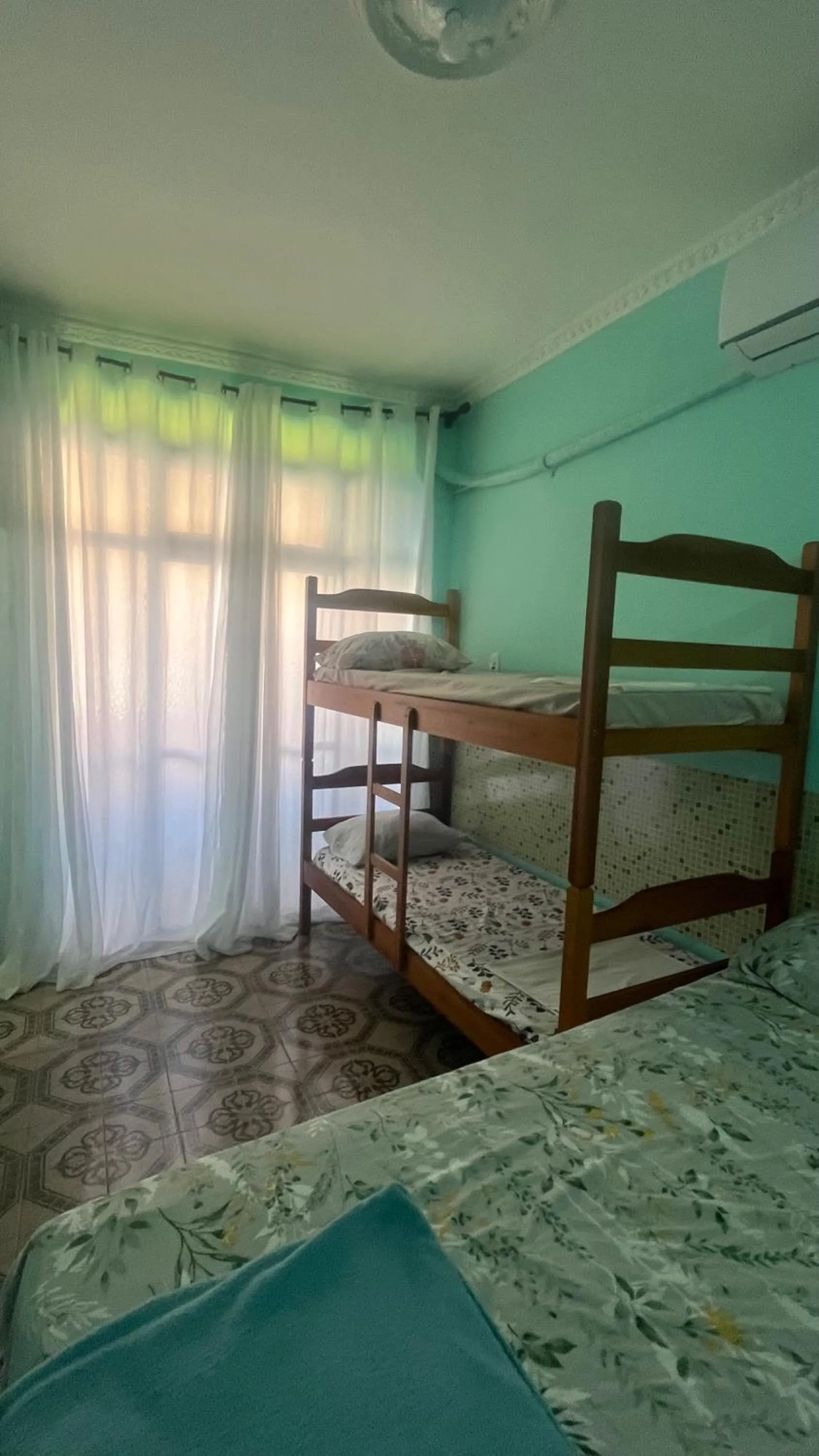 Bed in Pousada Biribiri