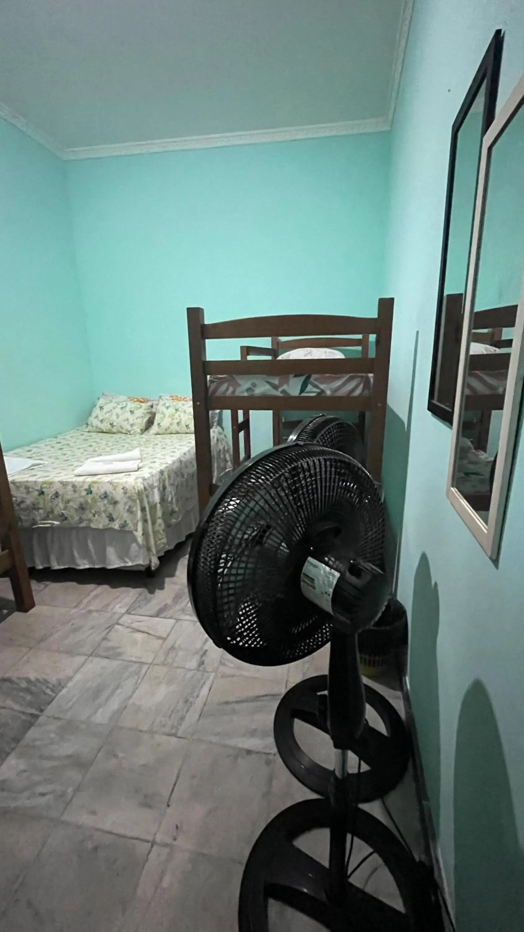 Bed in Pousada Biribiri