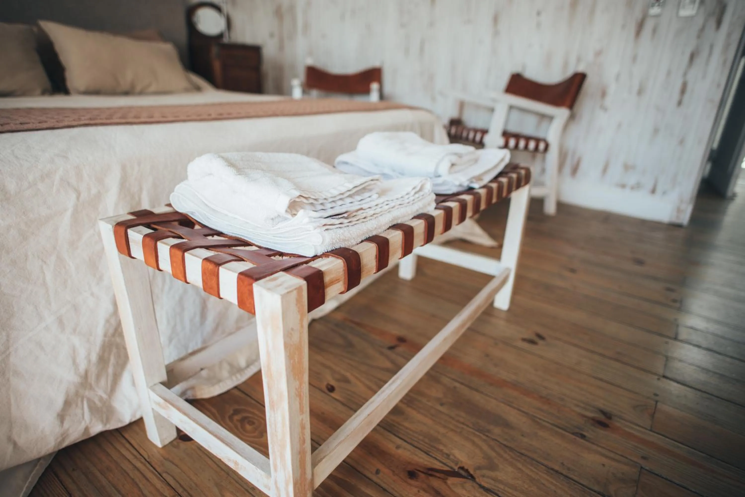 Bed in Posada Las Aguas
