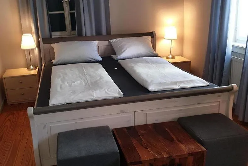 Bedroom, Bed in Gasthof Blauer Bock