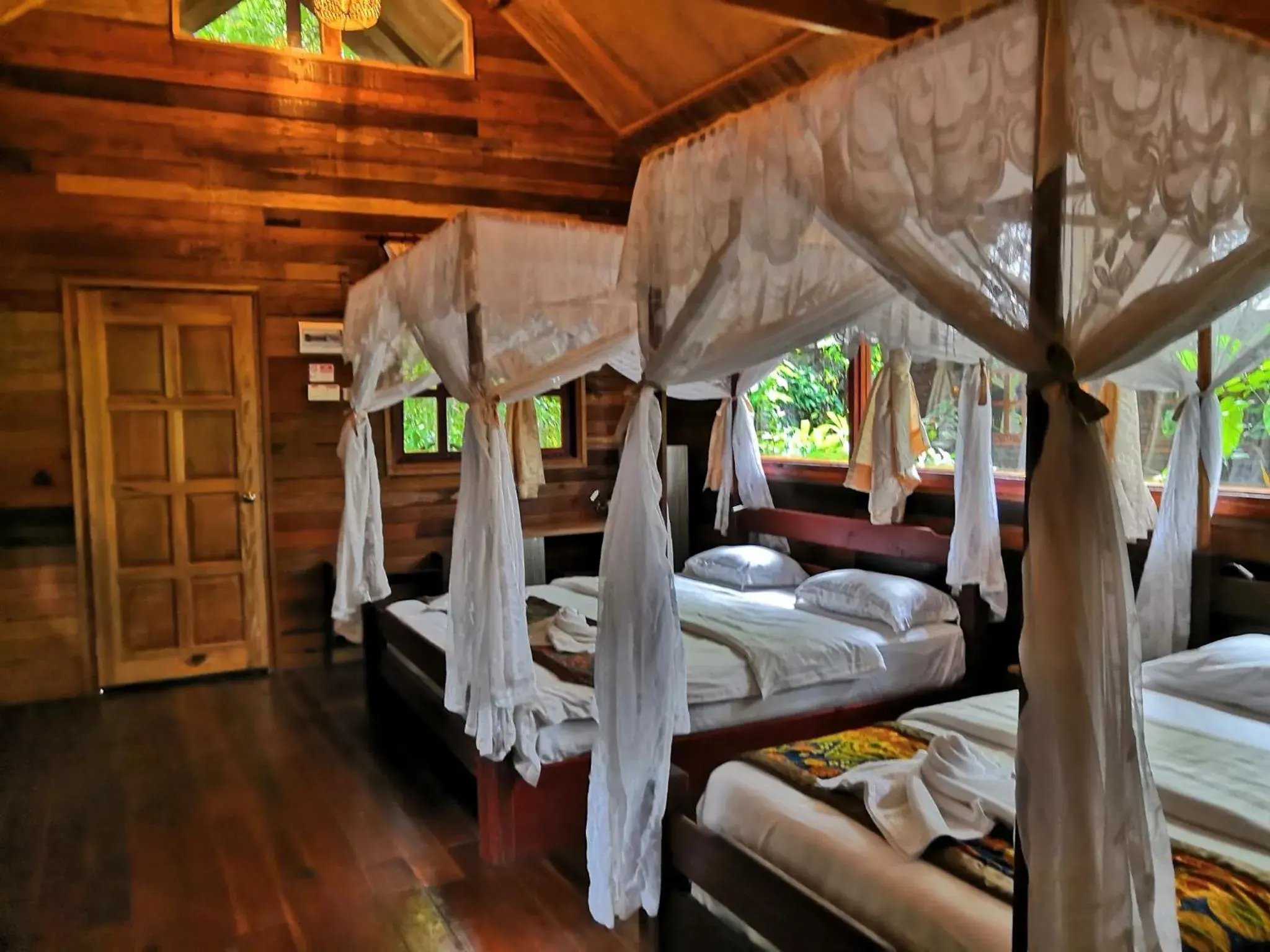 Photo of the whole room, Bed in Borneo Natural Sukau Bilit Resort Photo of the whole room, Bed in Borneo Natural Sukau Bilit Resort