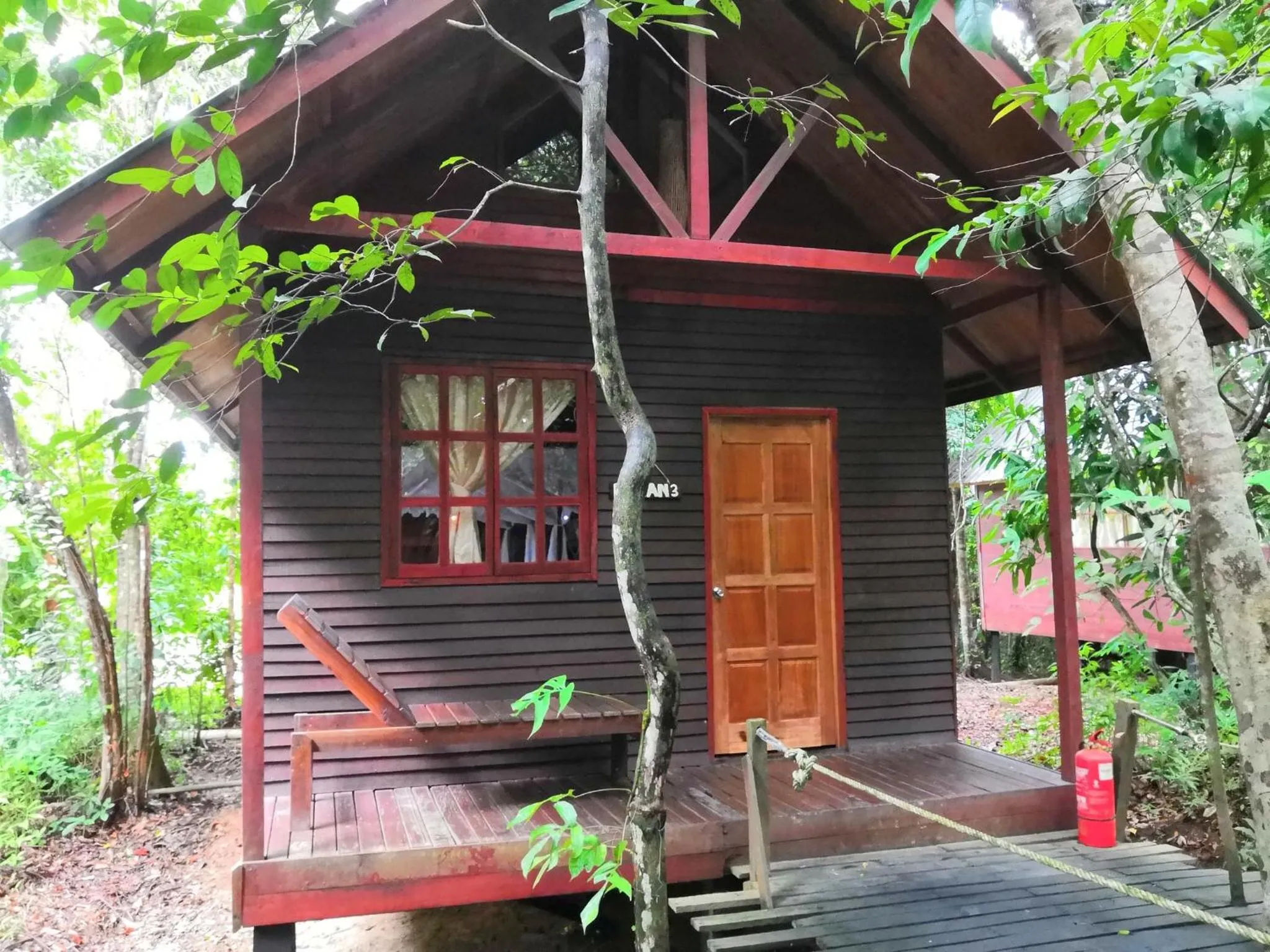 Patio in Borneo Natural Sukau Bilit Resort