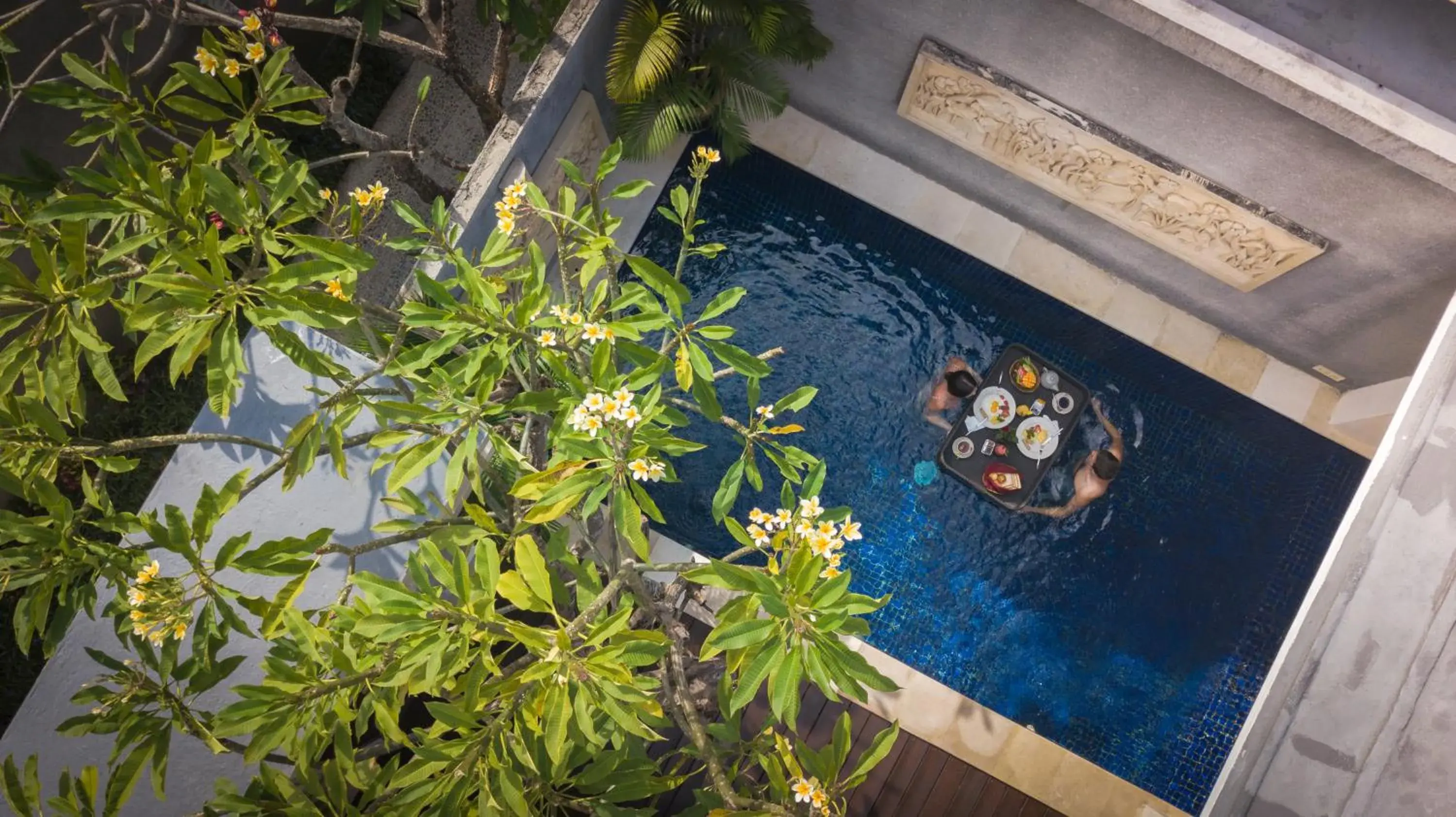 Pool view in The Light Exclusive Villas and SPA Pool view in The Light Exclusive Villas and SPA