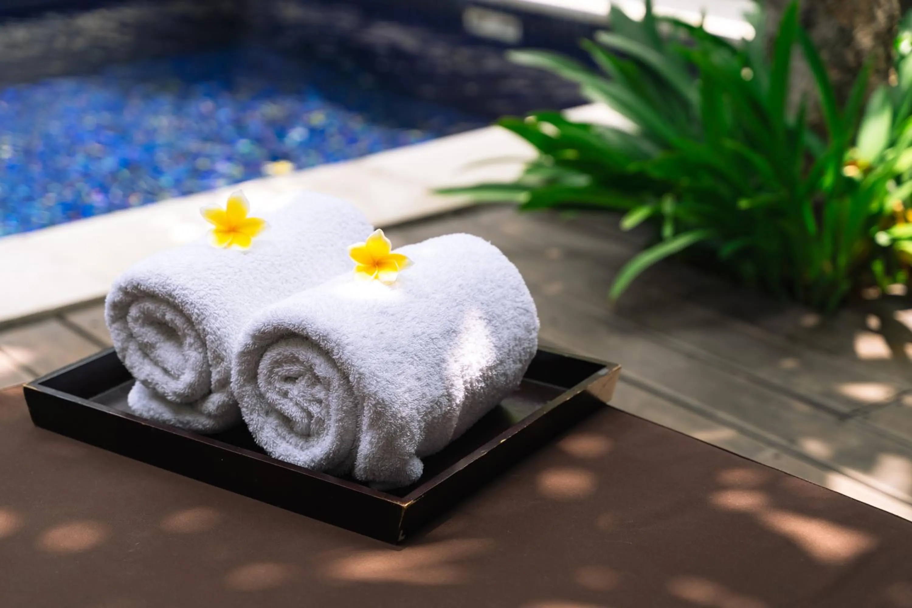 towels in The Light Exclusive Villas and SPA