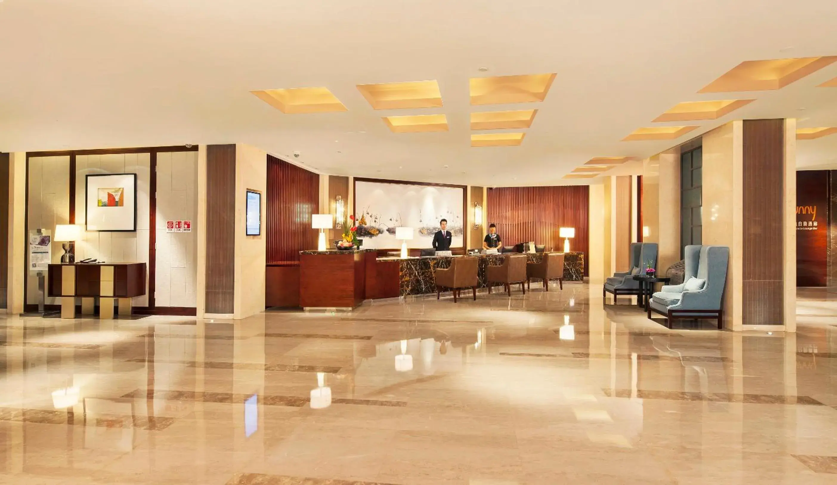 Lobby or reception in Yiho Hotel Xiamen Huli Lobby or reception in Yiho Hotel Xiamen Huli