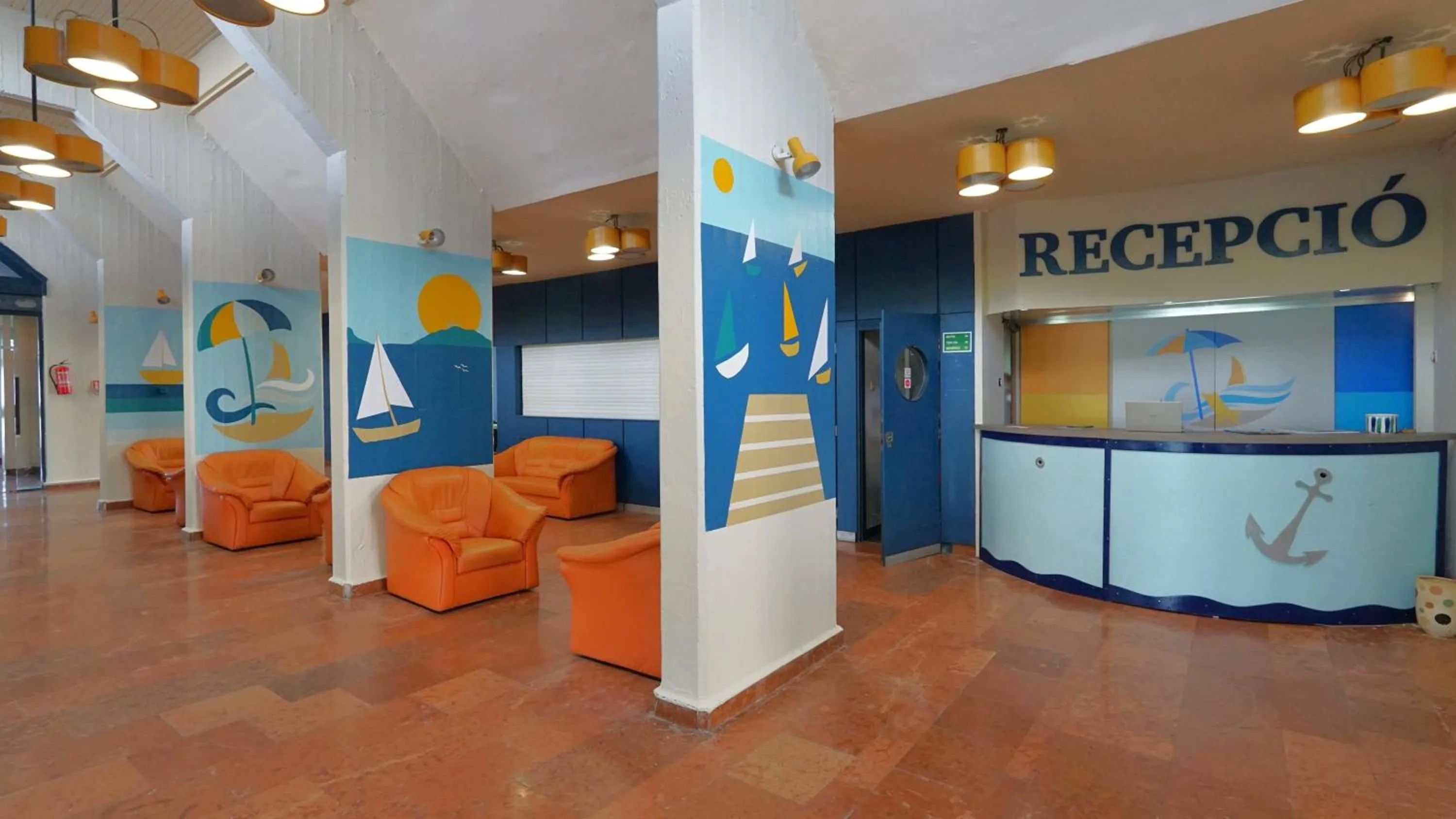 Lobby or reception in Plazs Hotel Siófok