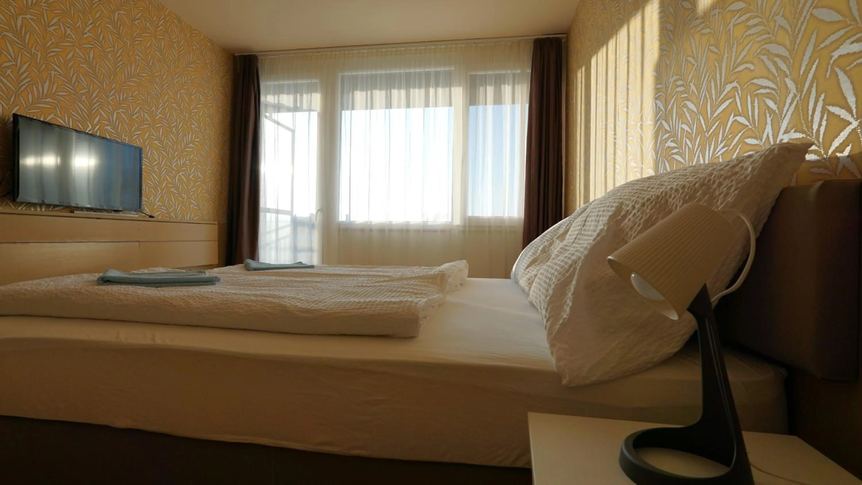 Bed in Plazs Hotel Siófok