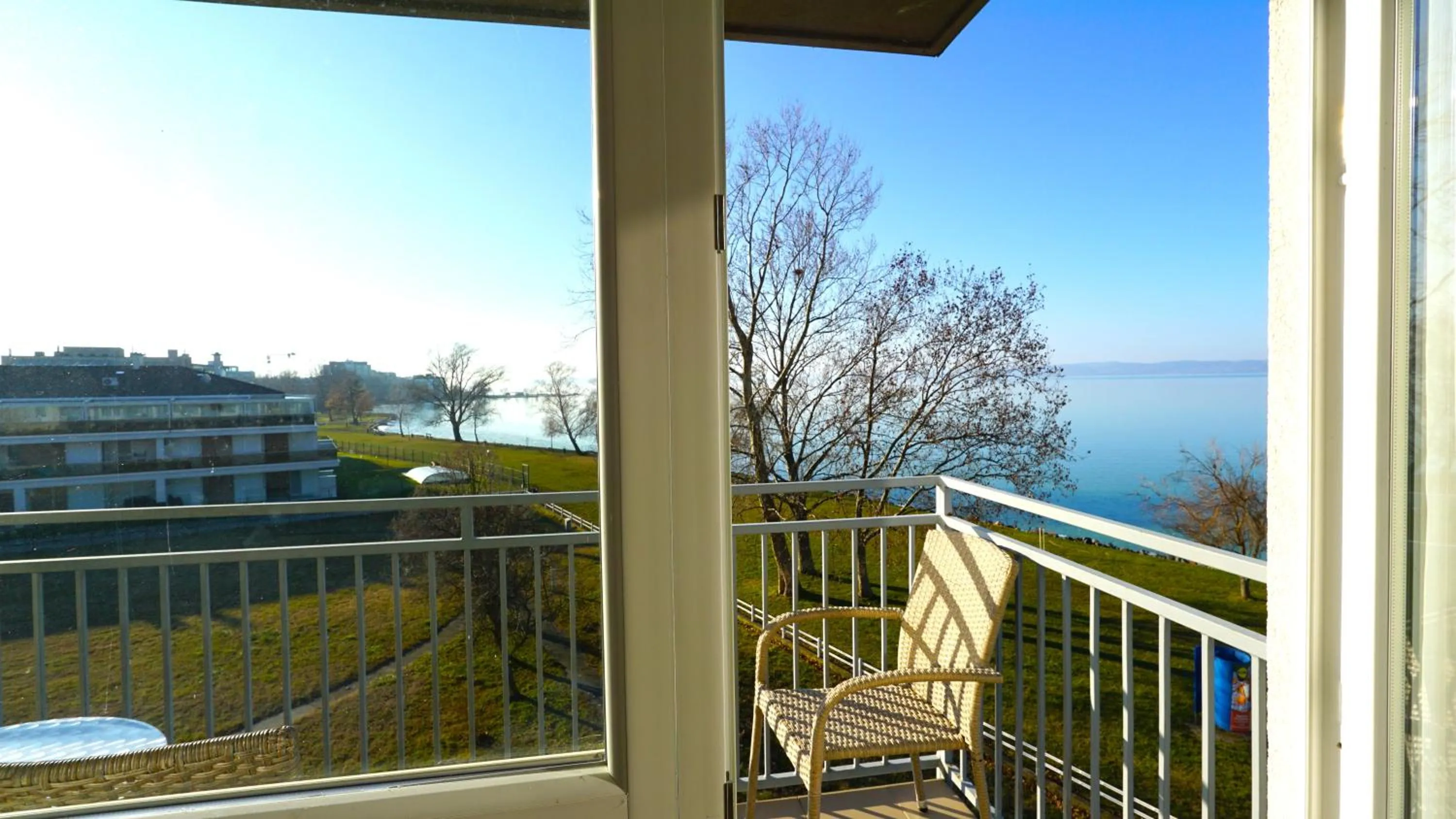 Lake view in Plazs Hotel Siófok