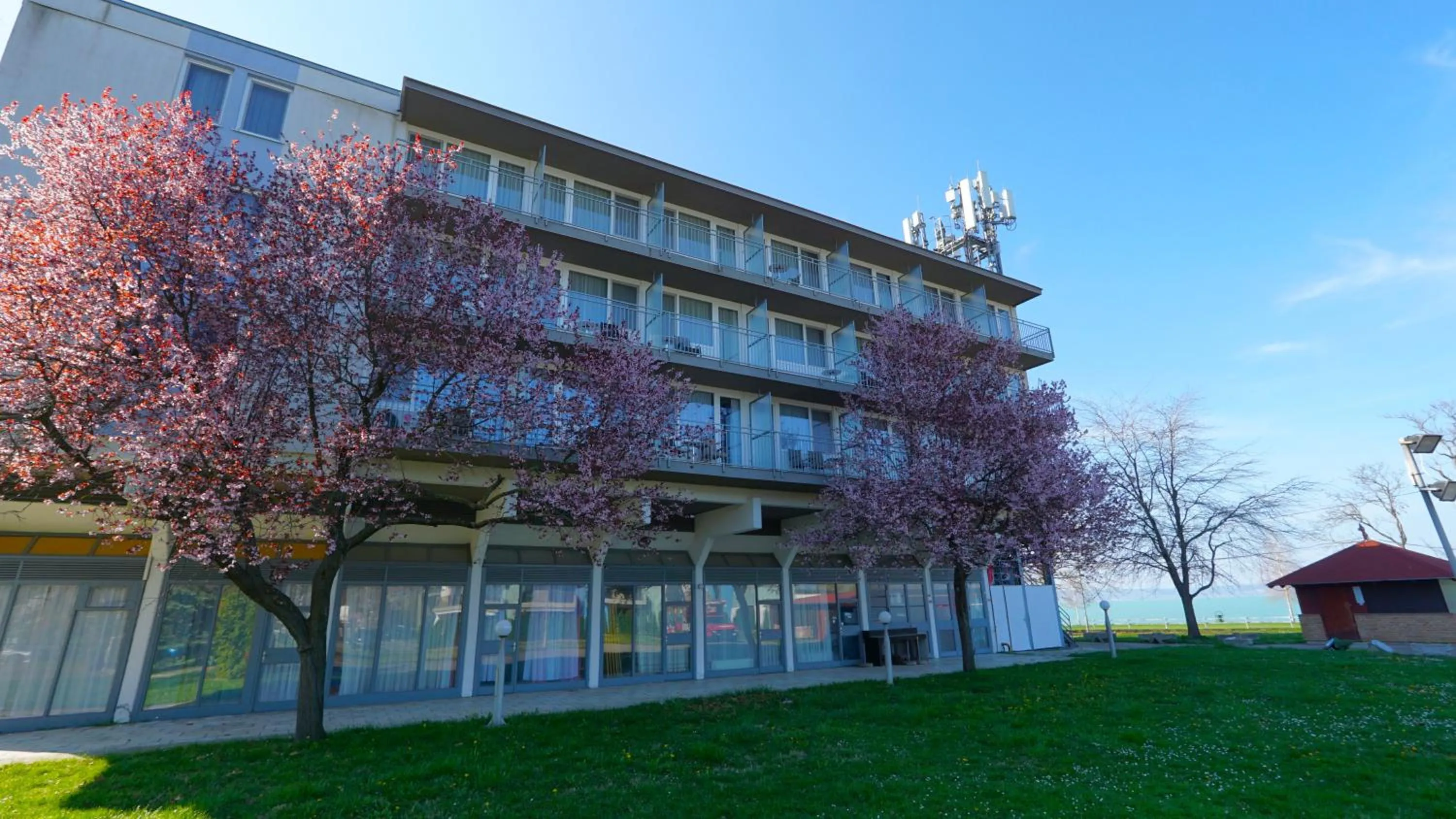Property building in Plazs Hotel Siófok