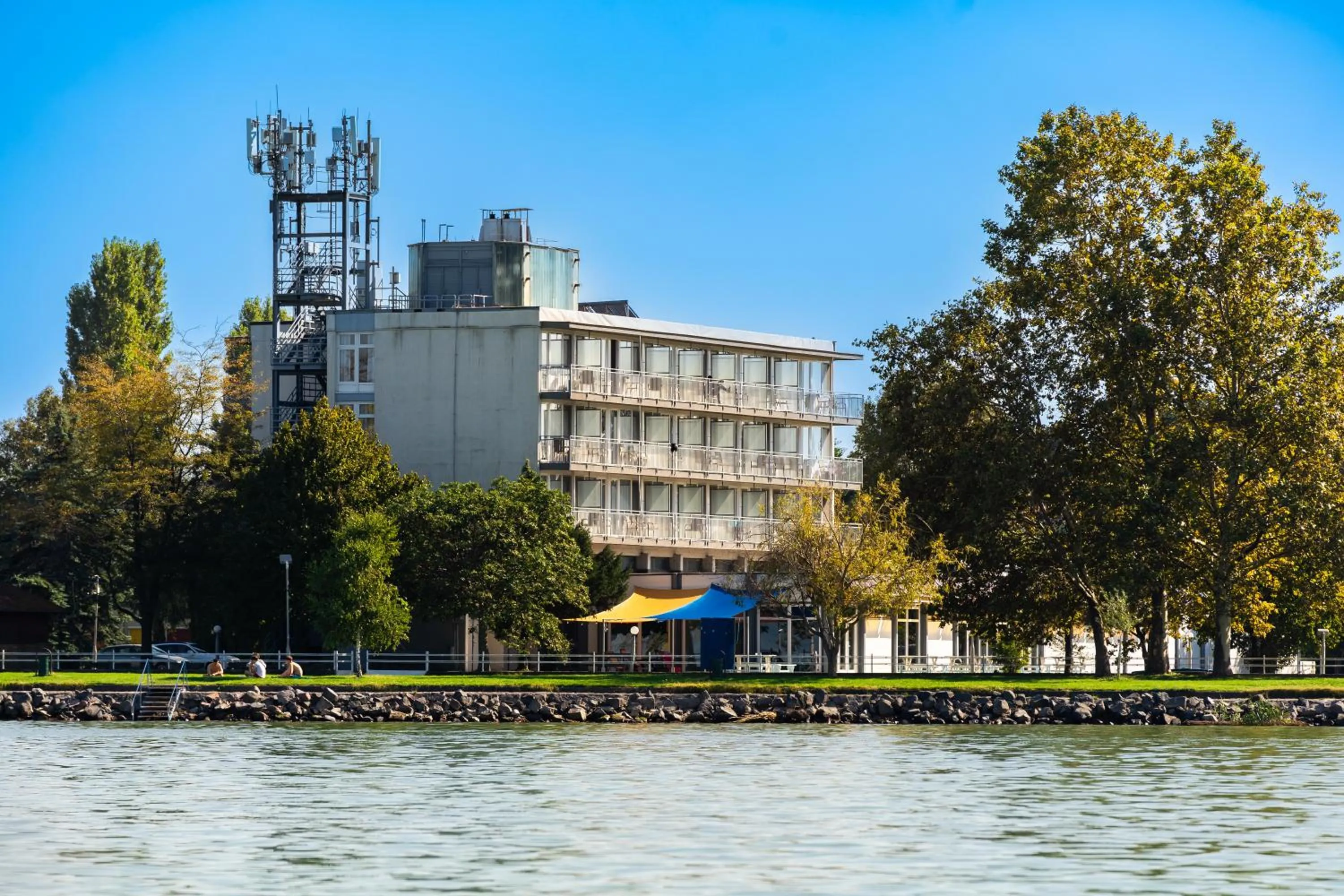 Property building in Plazs Hotel Siófok