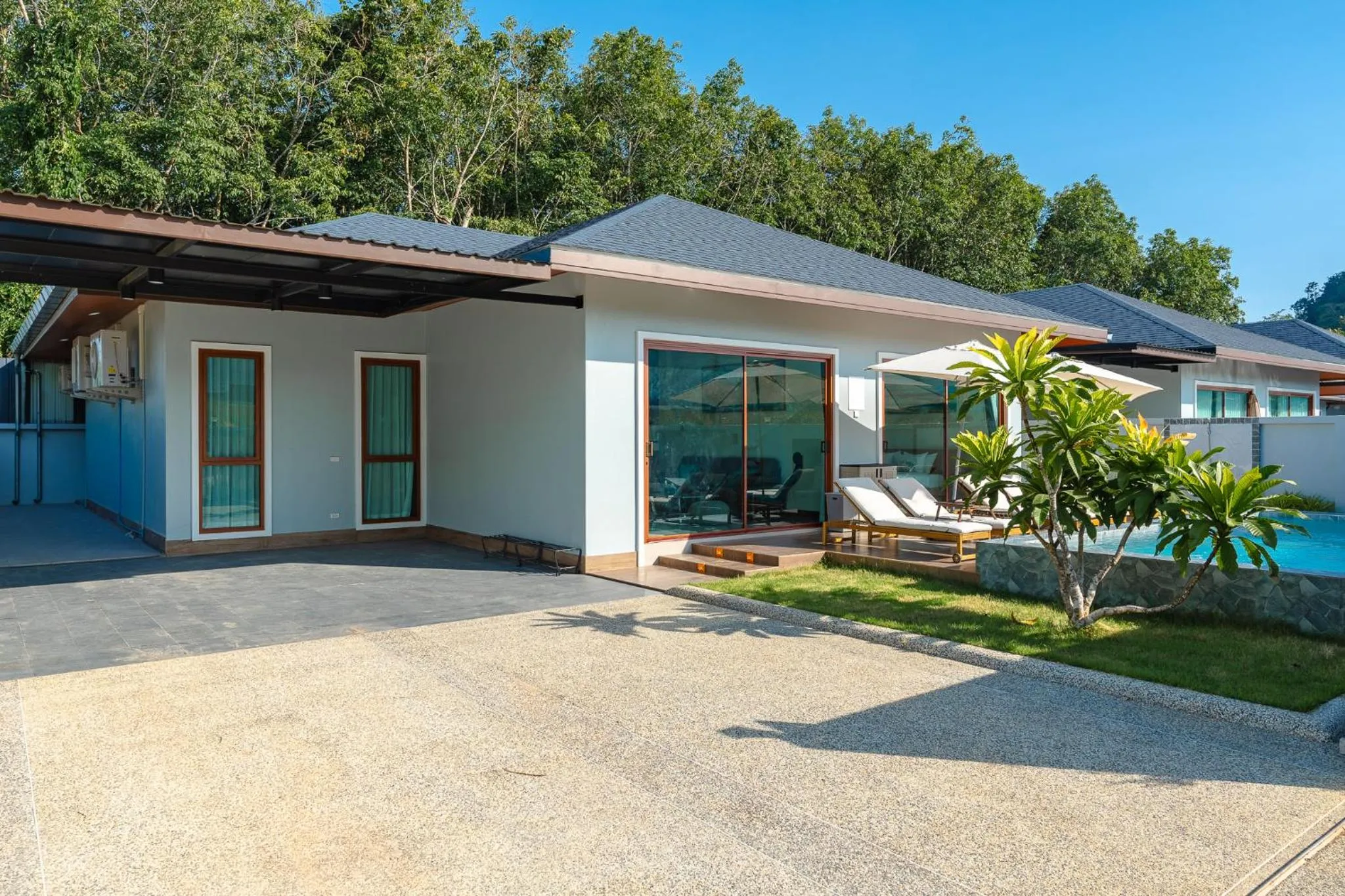 Property building in Pakbia Pool Villa Aonang Krabi