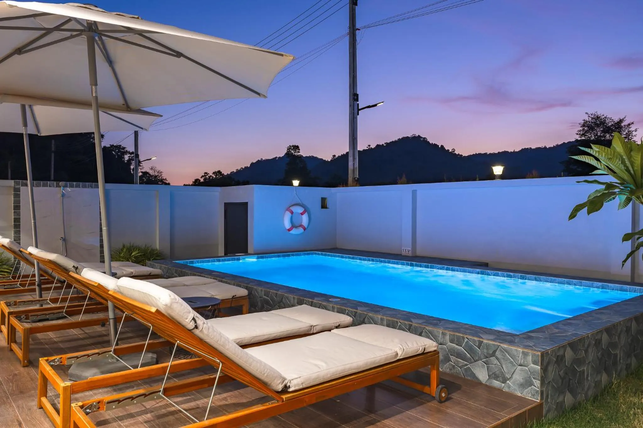 Swimming pool in Pakbia Pool Villa Aonang Krabi
