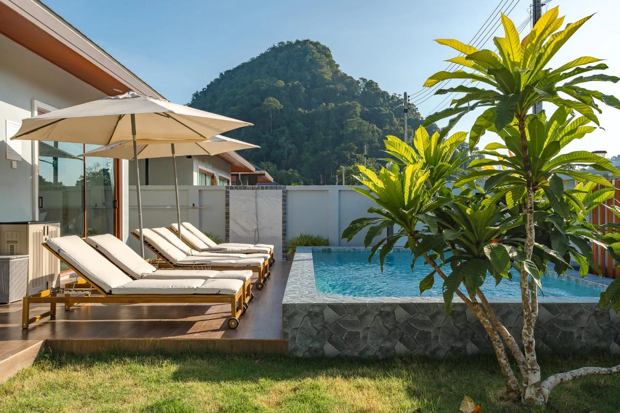 Swimming pool in Pakbia Pool Villa Aonang Krabi