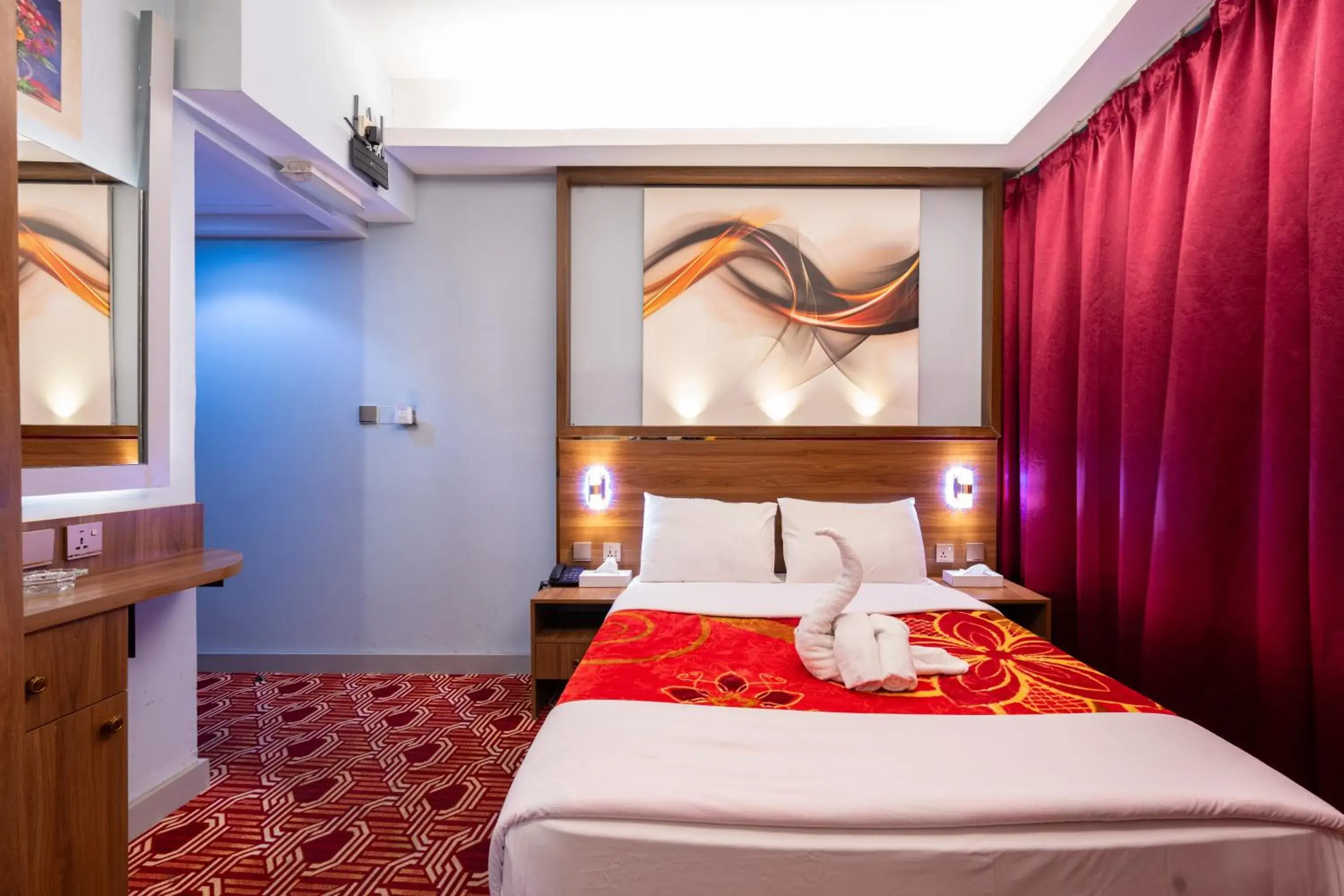 Bed in Tanha Hotel Bed in Tanha Hotel