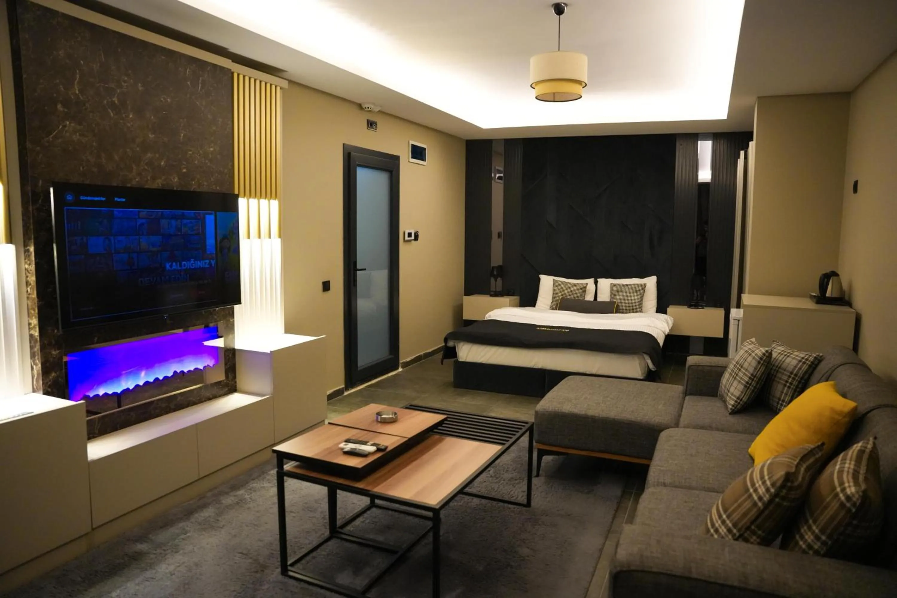 Bed in LİMONOTTO SUİT OTEL
