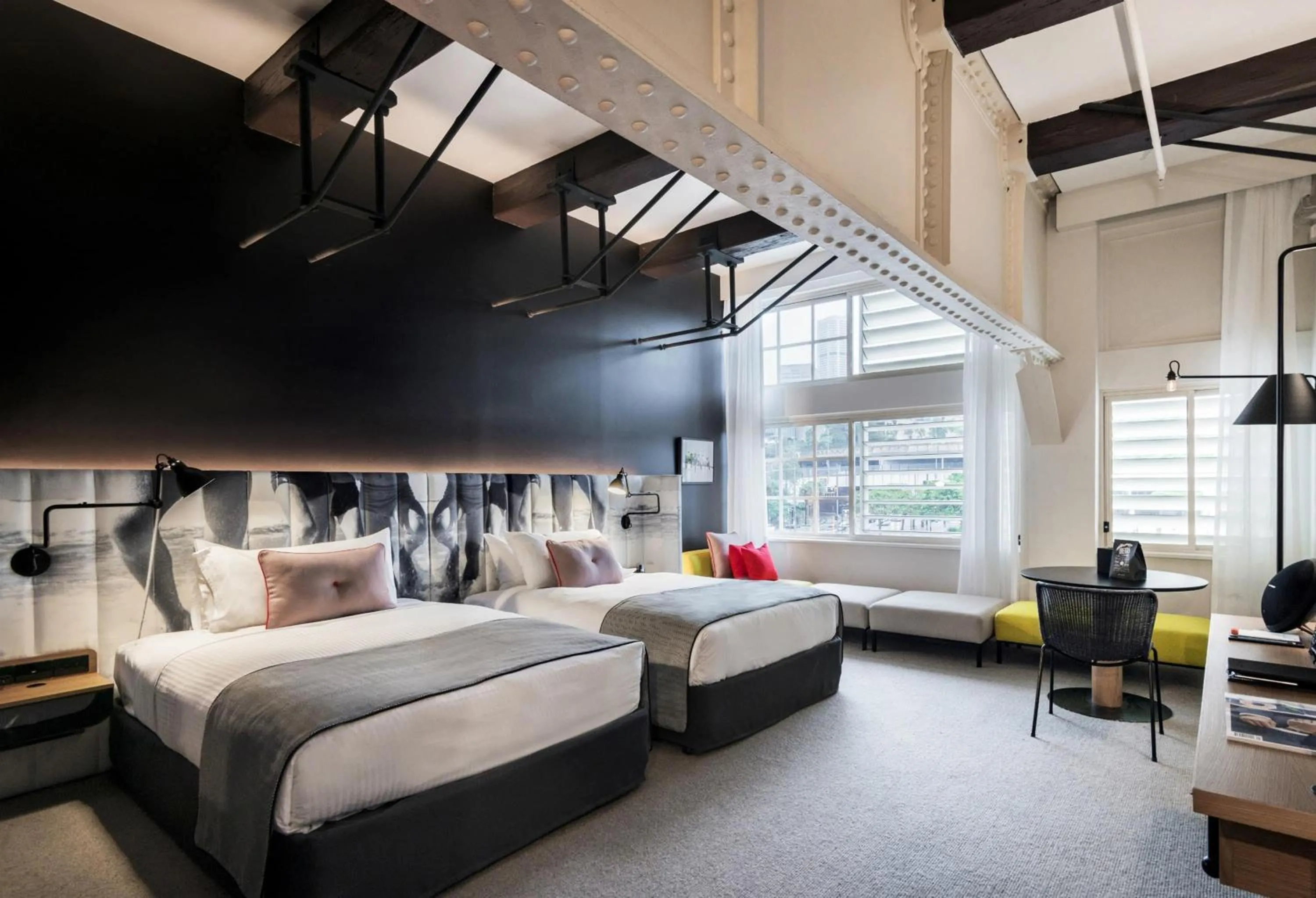 Photo of the whole room, Bed in Ovolo Sydney Woolloomooloo, a Wyndham Hotel