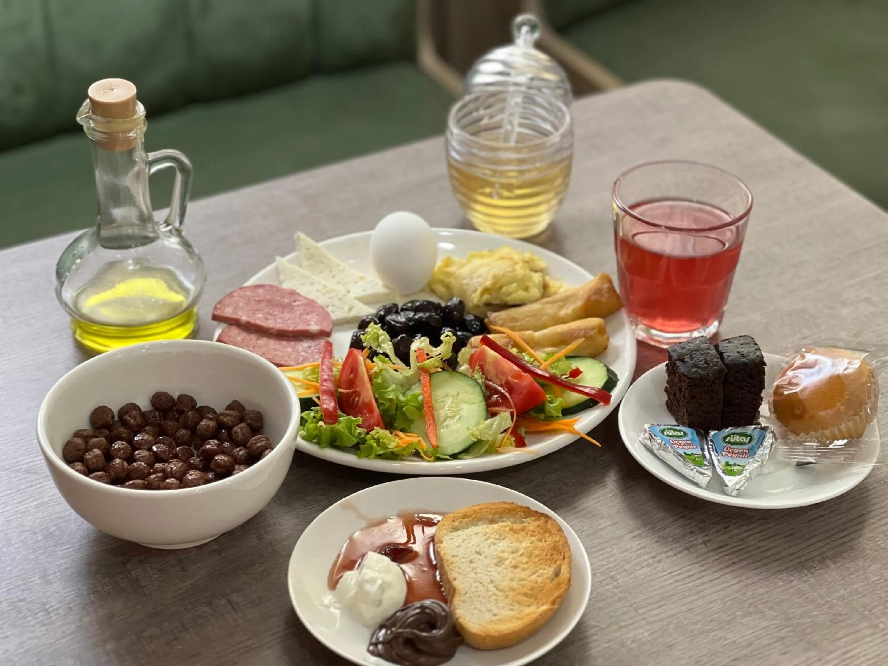Breakfast in Seagull Hotel Batumi